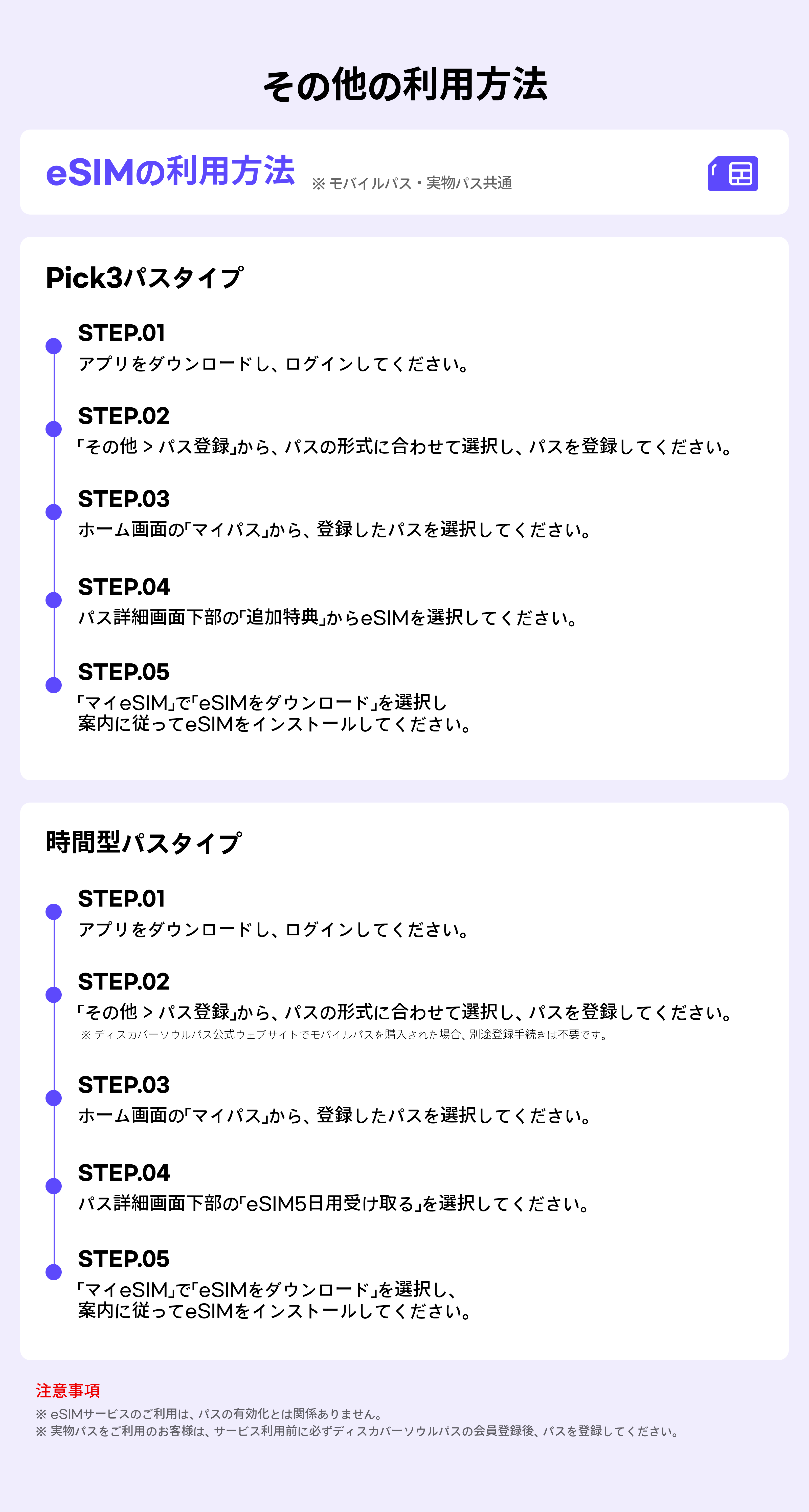【モバイル版】DISCOVER SEOUL PASS＋5日間 eSIM