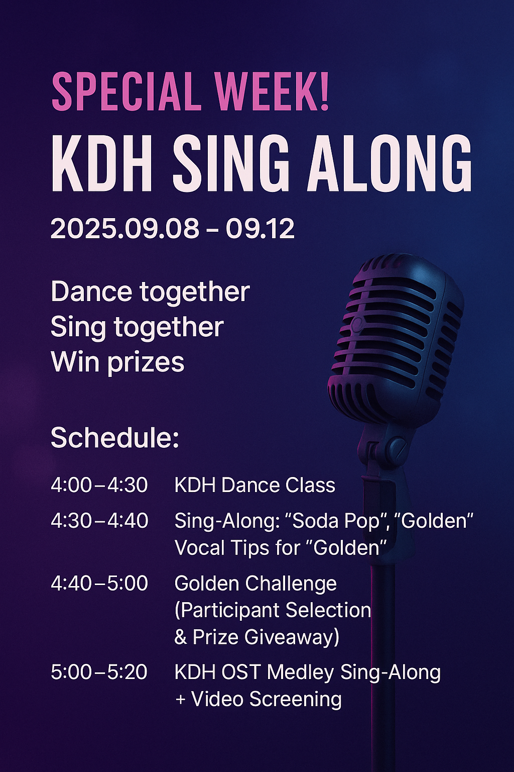 [K-POP] KDH Sing-Along Festival🎵