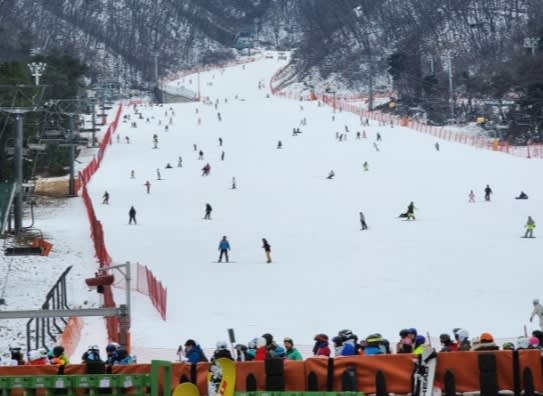 Shuttle bus to the Jisan Forest Resort Ski  (Not include Ski gear, Clothing, Lessons, Lift)