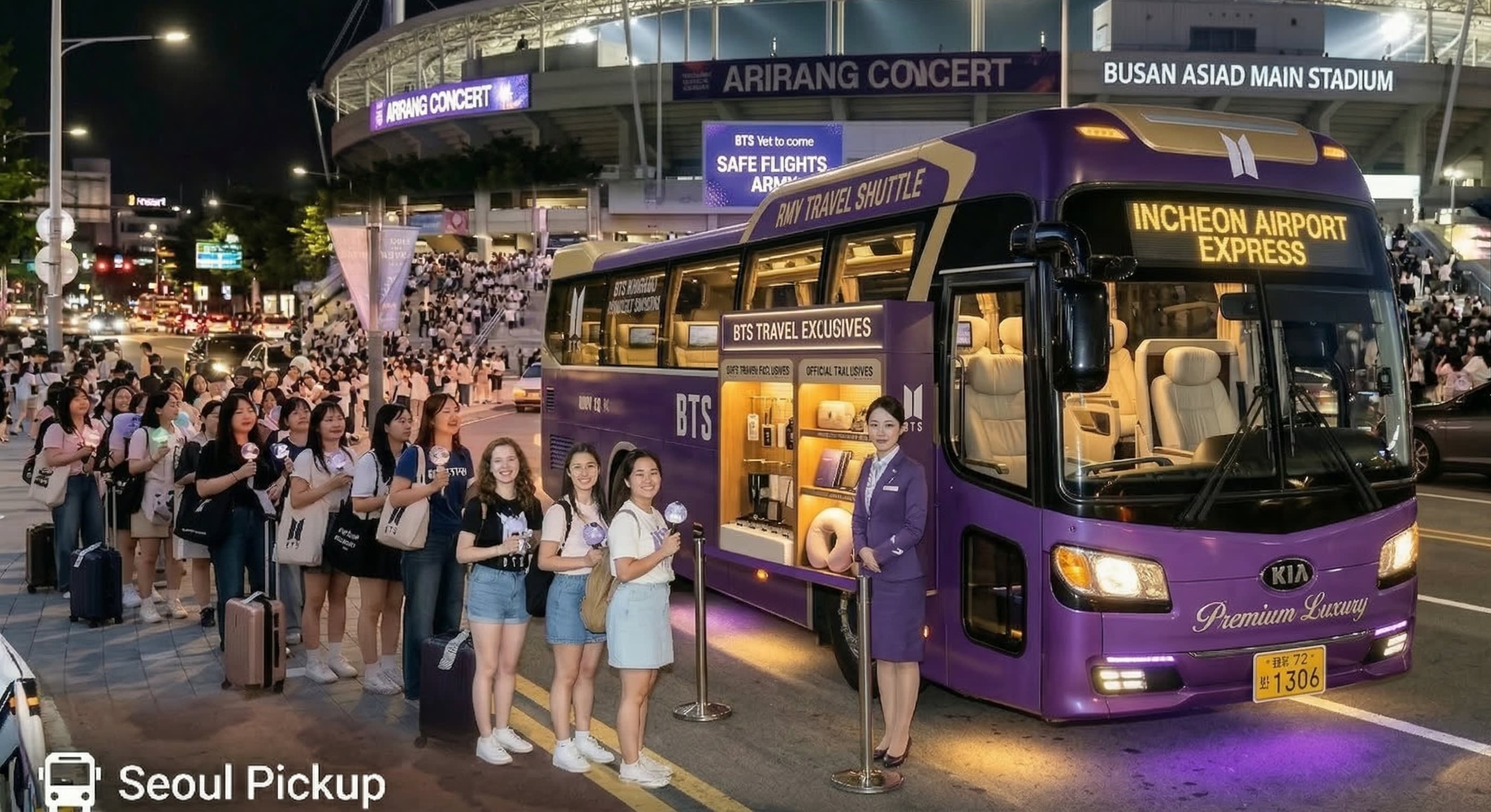 2026 BTS WORLD TOUR ARIRANG in Busan Concert Shuttle