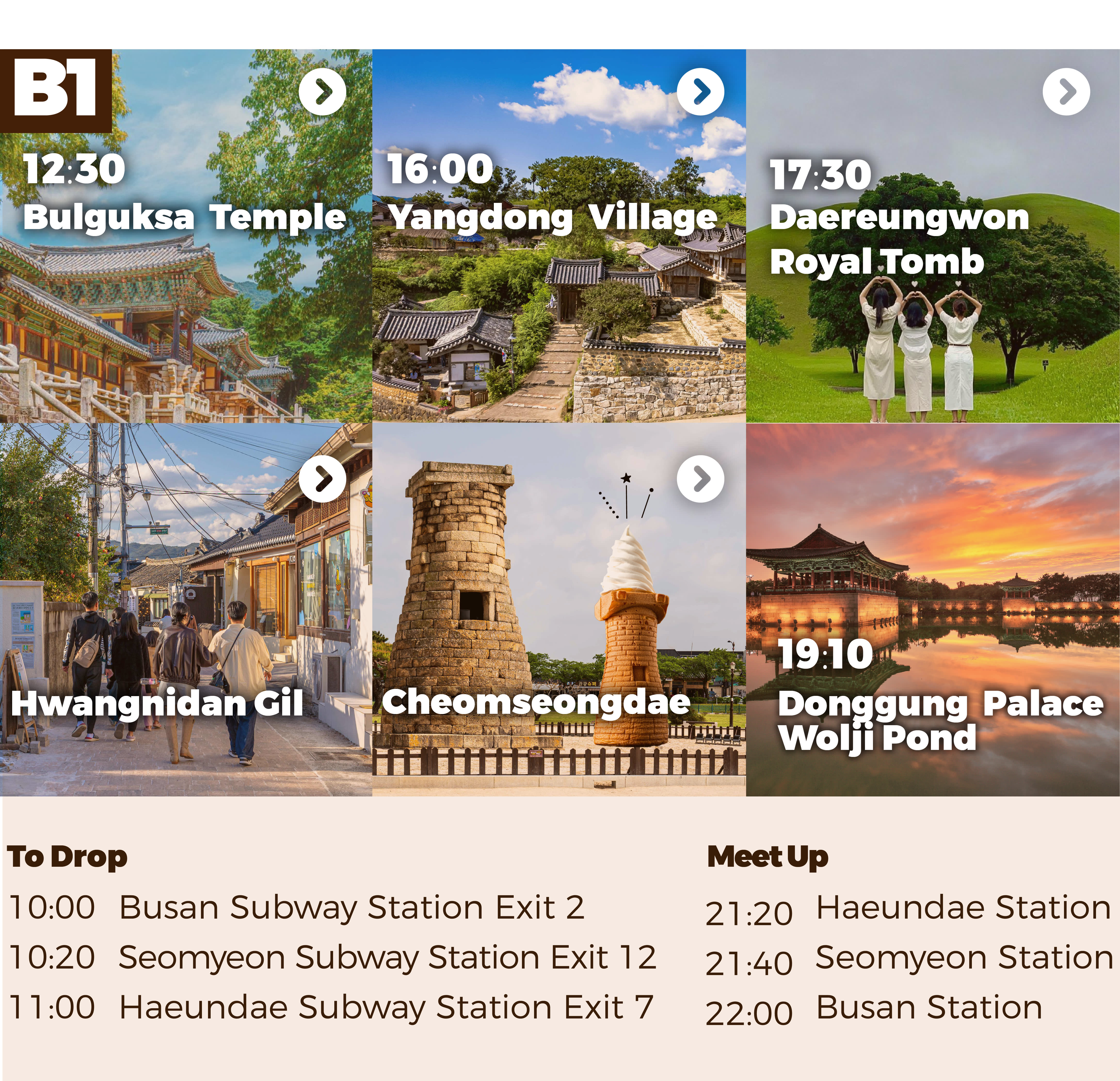 Gyeongju The Old Capital of Korea One Day Tour from Busan