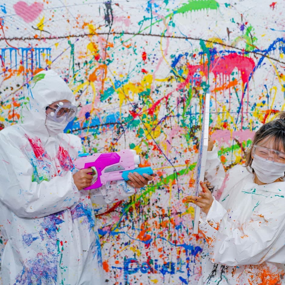 [首尔圣水]涂满颜料的工作室体验动作彩绘