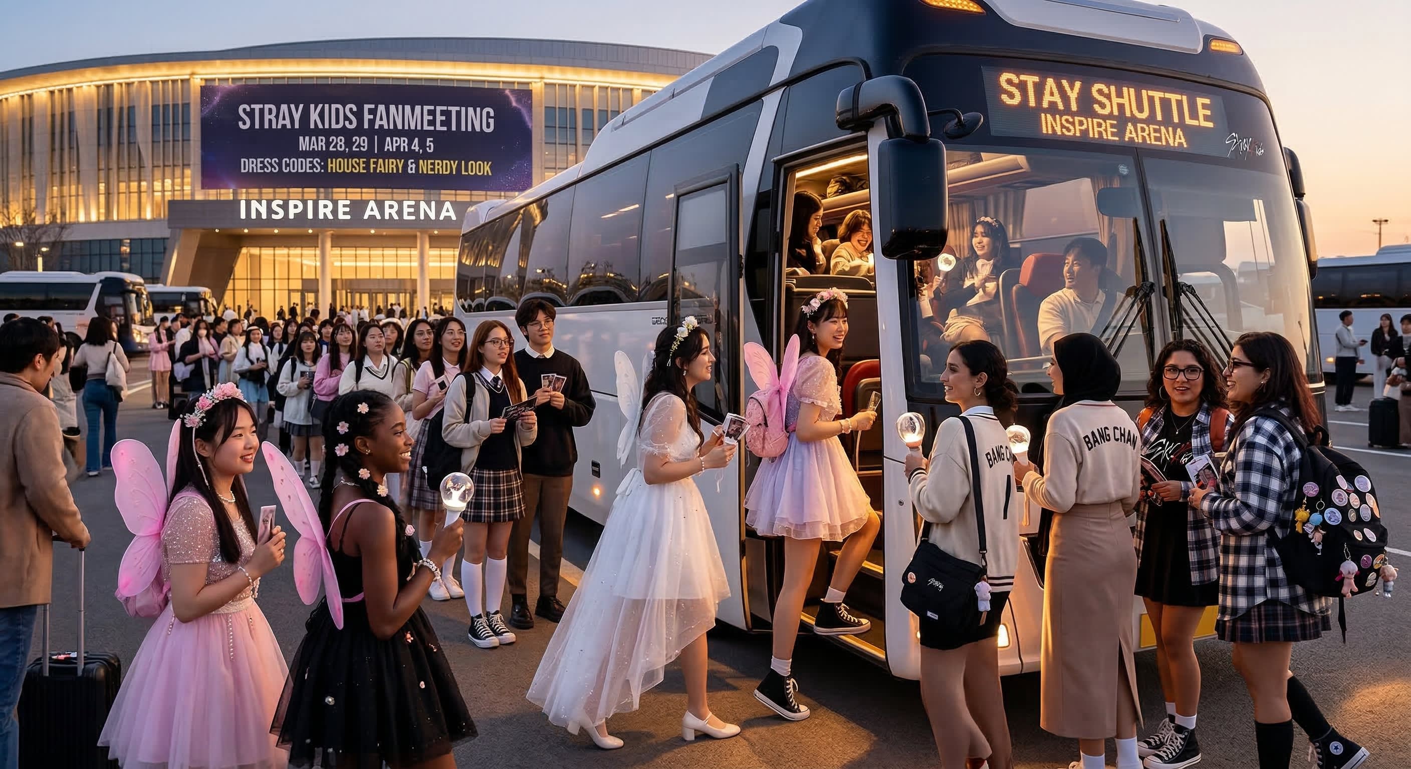 Stray Kids 6TH FANMEETING 'STAY in Our Little House' シャトルバス