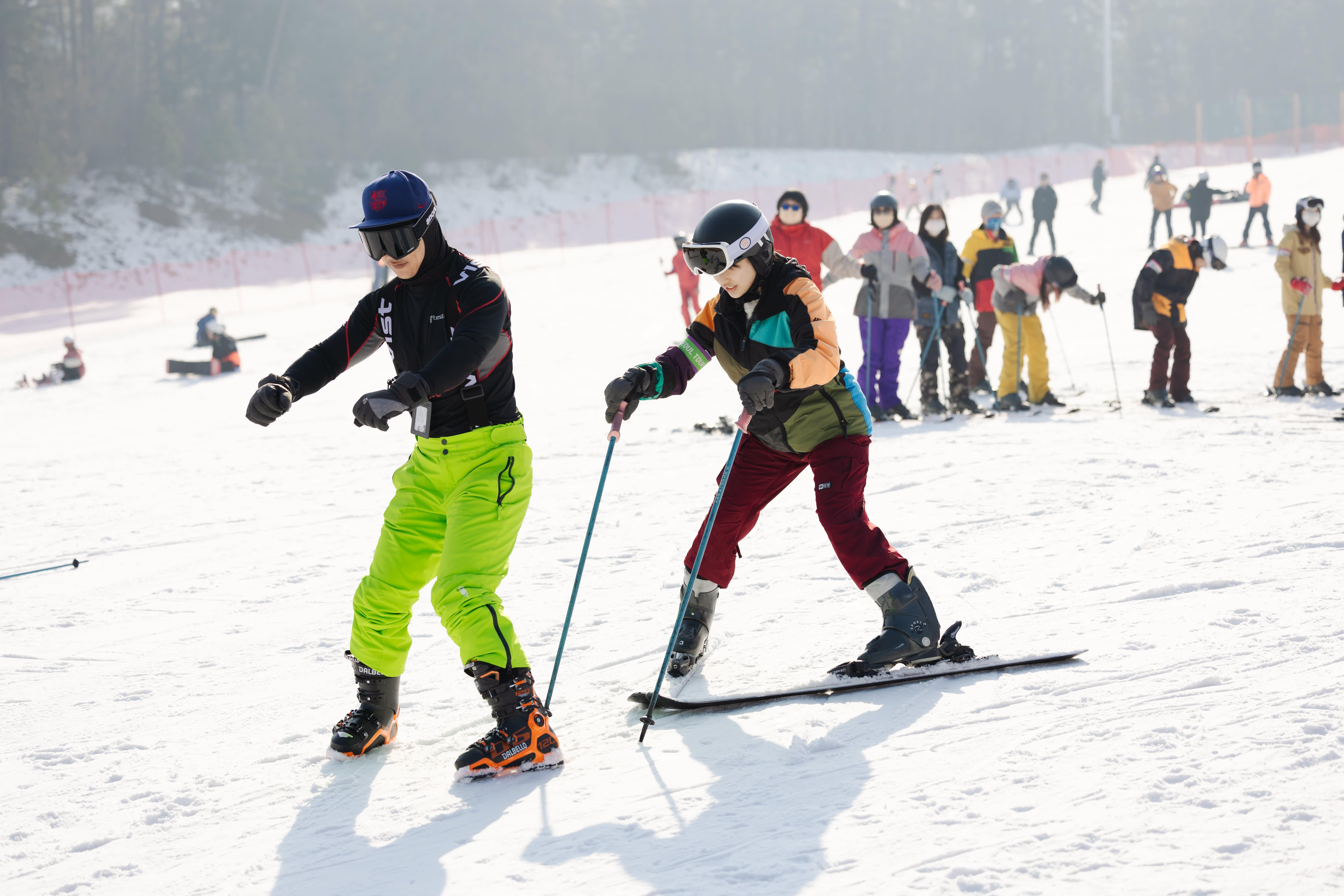 韩国滑雪入门｜芝山滑雪场基础滑雪体验（首尔出发）