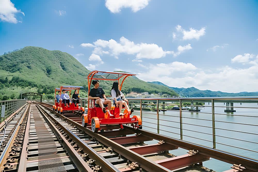 [ソウル発] 南怡島＋アルパカワールド＋江村レールバイクツアー