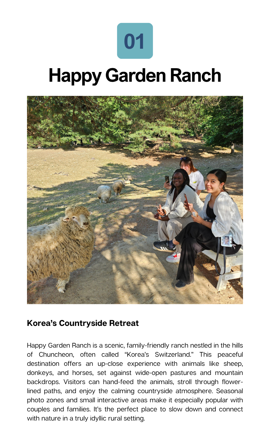 Gangwon Chuncheon 3-Hour Taxi Tour