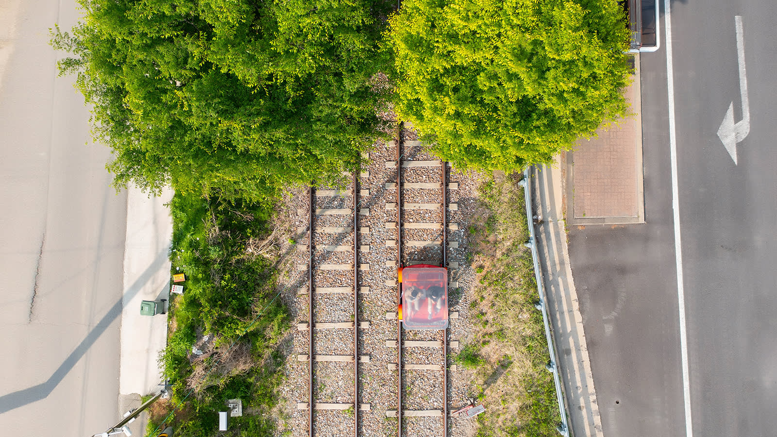 江村レールバイク 乗車チケット（加平駅）