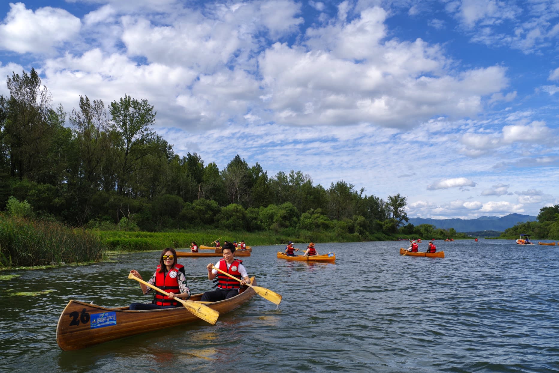 [Gangwon] Chuncheon Jungdo Mulle-gil Canoe Experience Ticket – Scenic Lake Island Tour Near Seoul