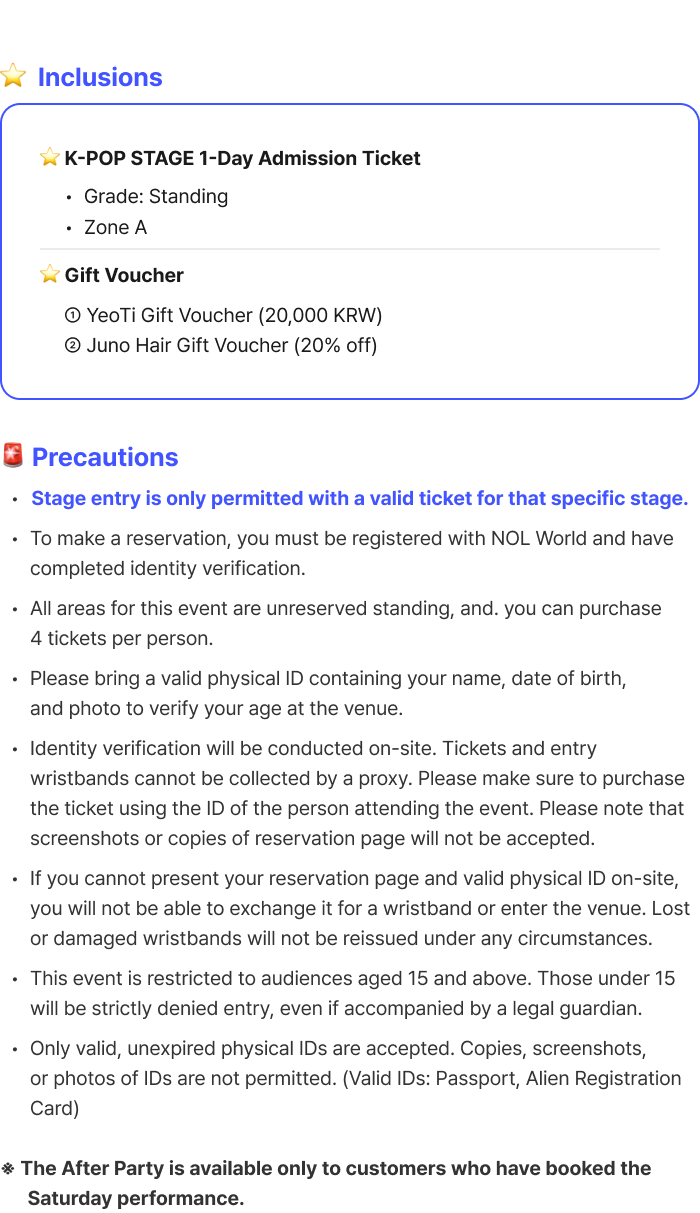 [Mastercard exclusive] 2026 NOL FESTIVAL K-POP STAGE