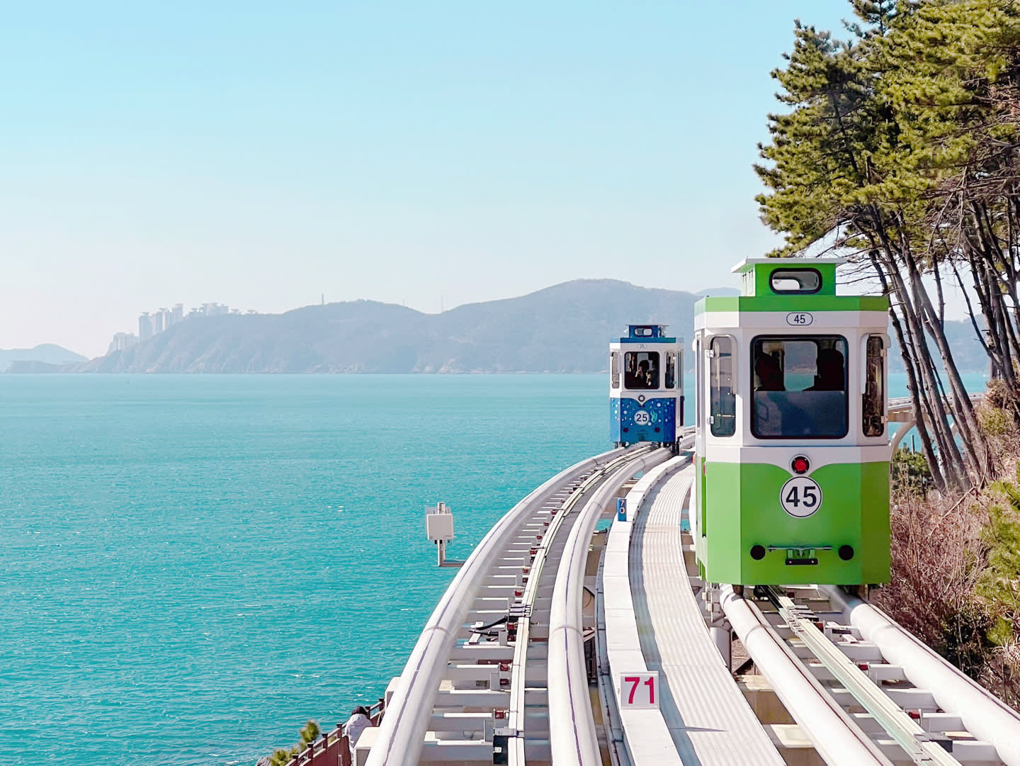 ブルーラインパーク・絶景スカイカプセル乗車券付き！釜山満喫1日ツアー
