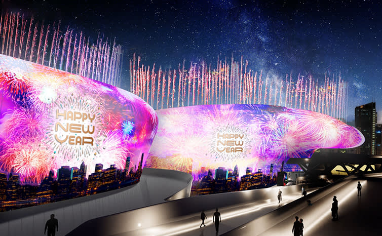 浪漫跨年夜！汉江花火晚餐游船 & 跨年倒计时之旅（含自助晚餐）