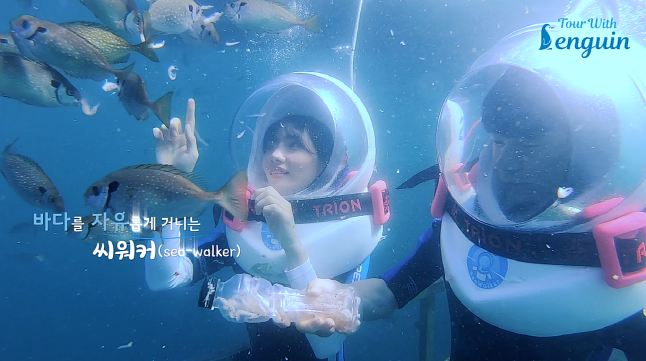 [Jeju] A unique experience of enjoying the sea, Sea Walker