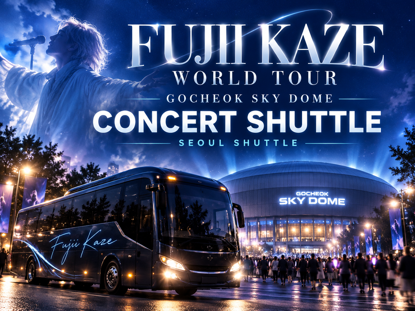[FUJII KAZE] Prema World Tour 2027 | Gocheok Sky Dome Shuttle Tour (One-way to Seoul, Incheon Airport Drop-Off)