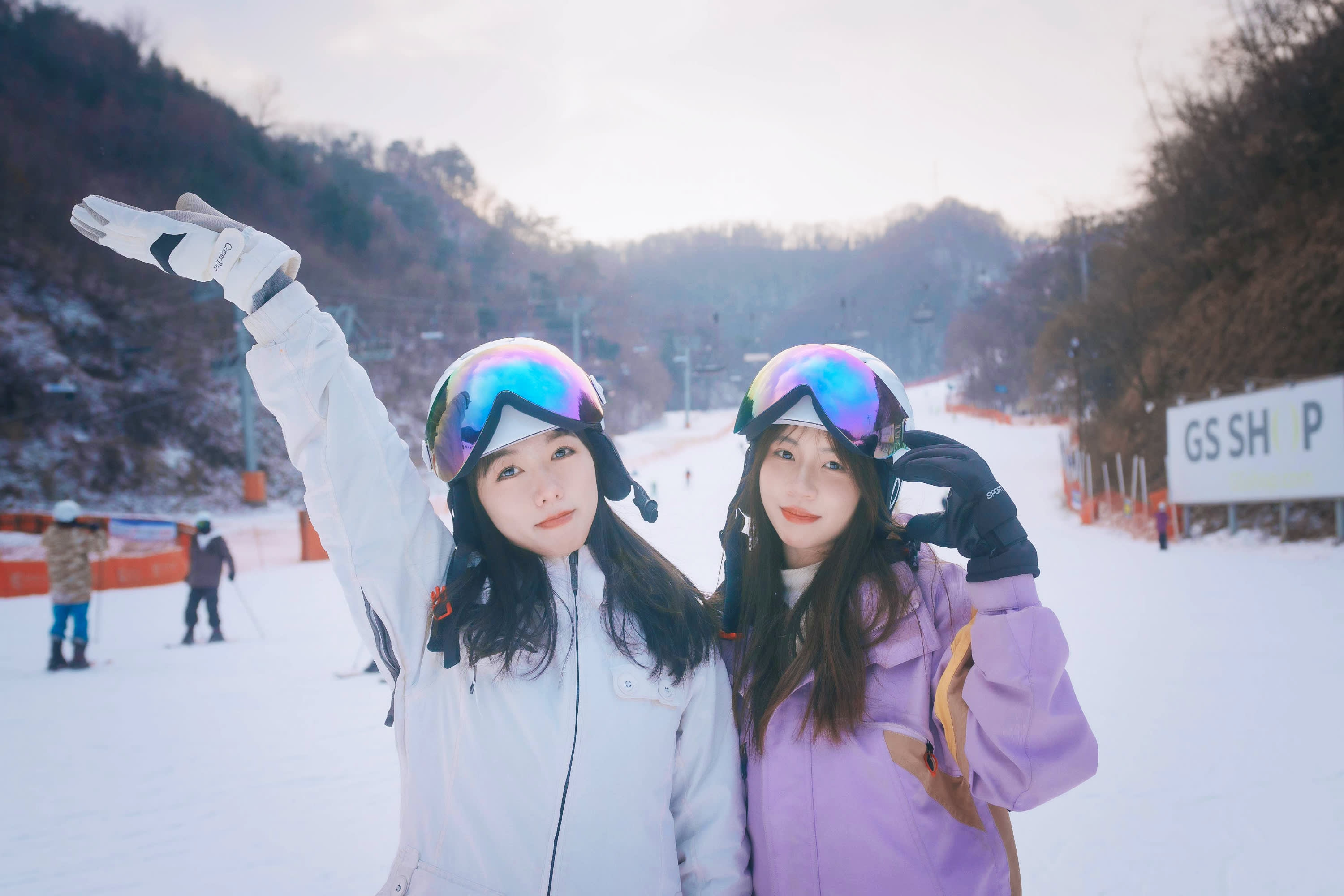 【从首尔出发】韩国伊利希安江村度假村滑雪场一日游