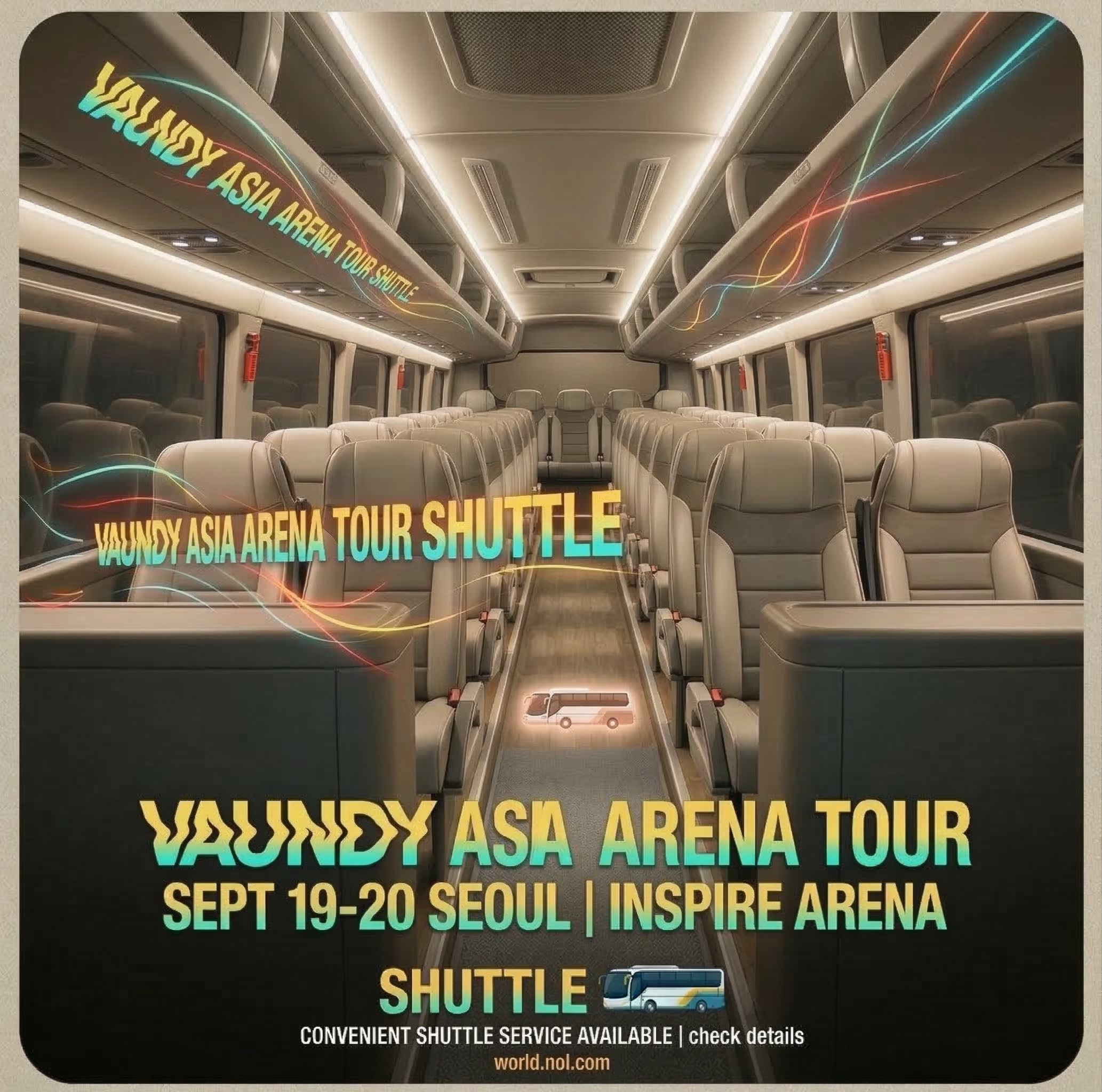[Vaundy] ASIA ARENA TOUR 2026 "HORO" IN SEOUL Concert 接驳车 : 首尔往返 & 仁川机场下车