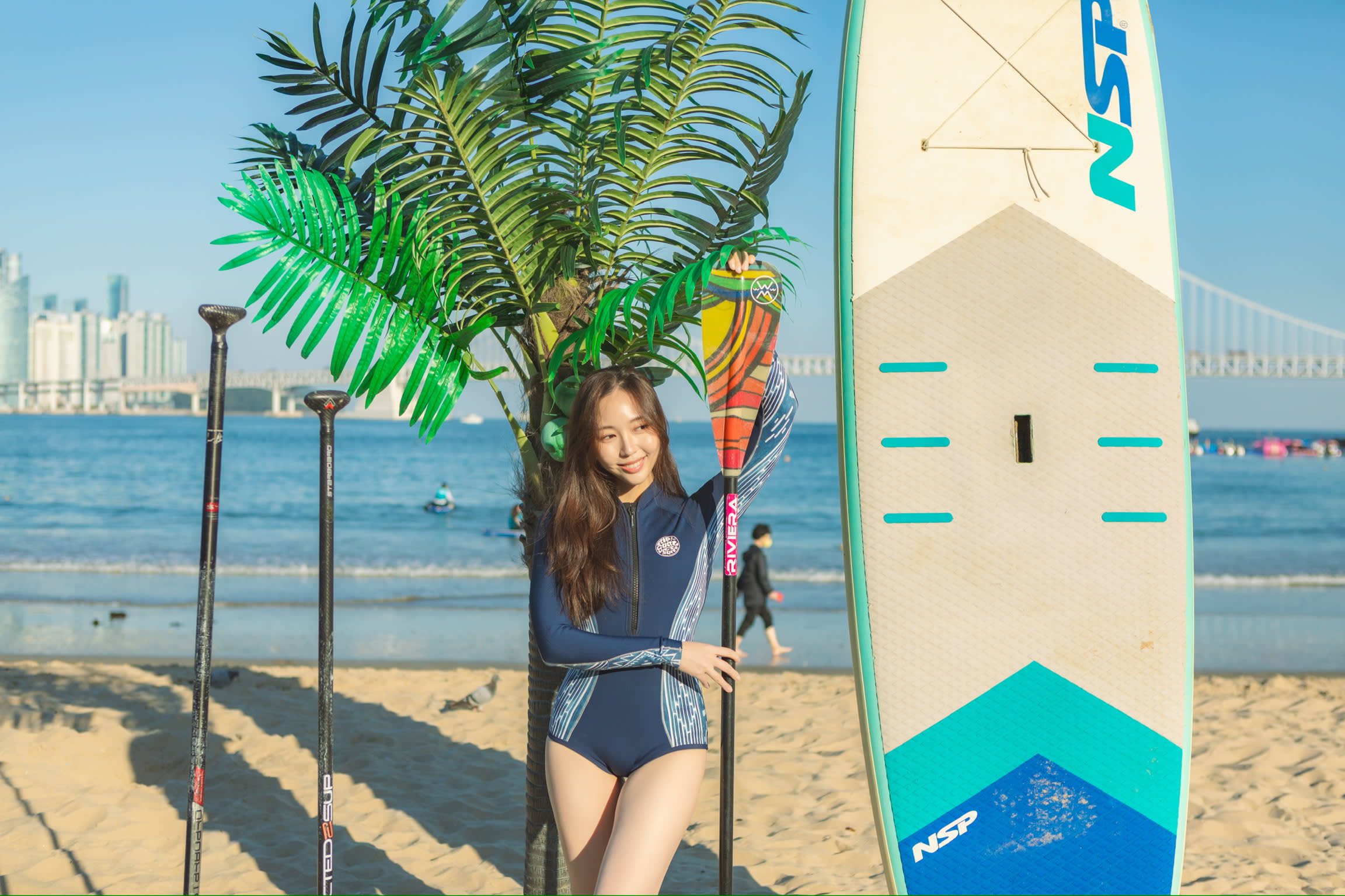 [釜山]Crazy Surfers 广安里白天SUP（立桨冲浪）体验