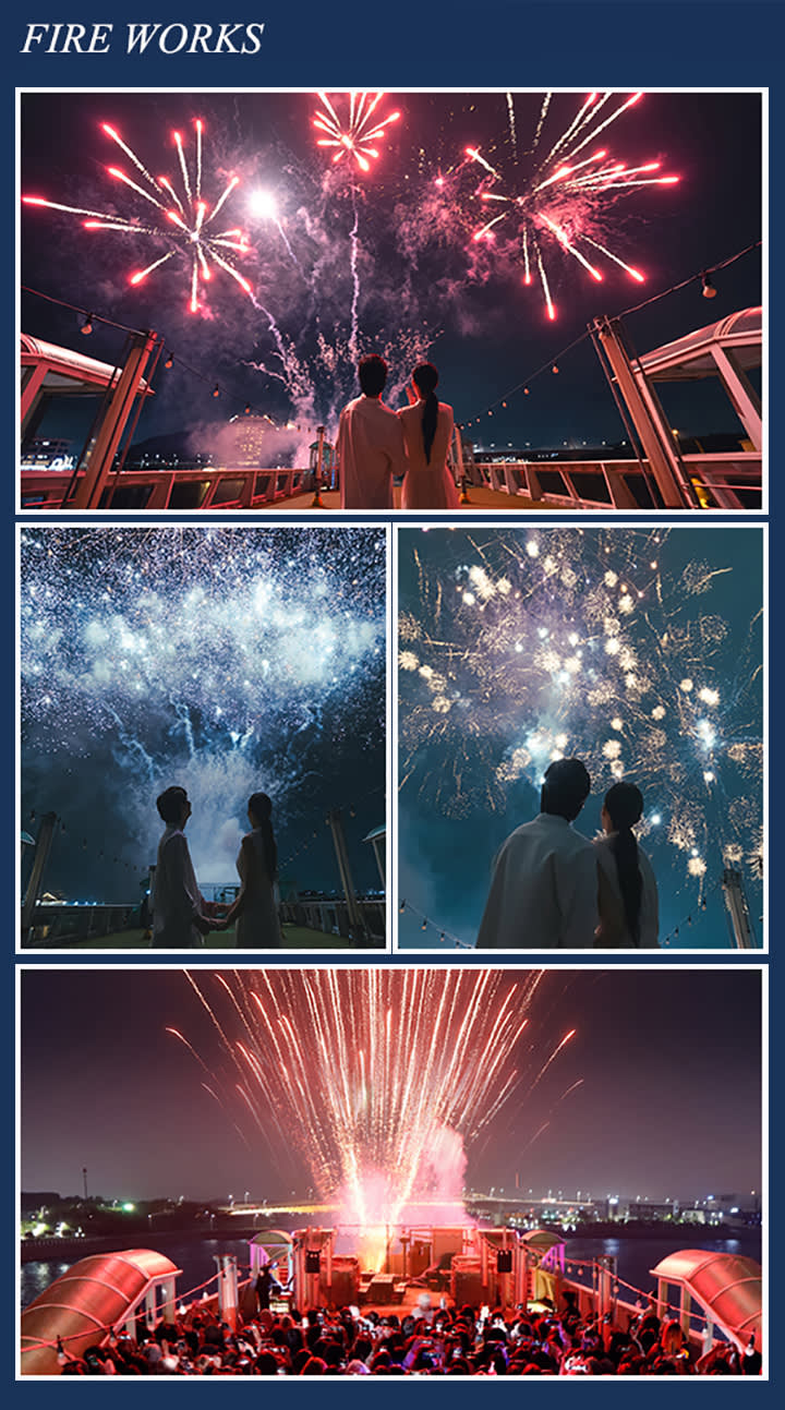 浪漫跨年夜！汉江花火晚餐游船 & 跨年倒计时之旅（含自助晚餐）