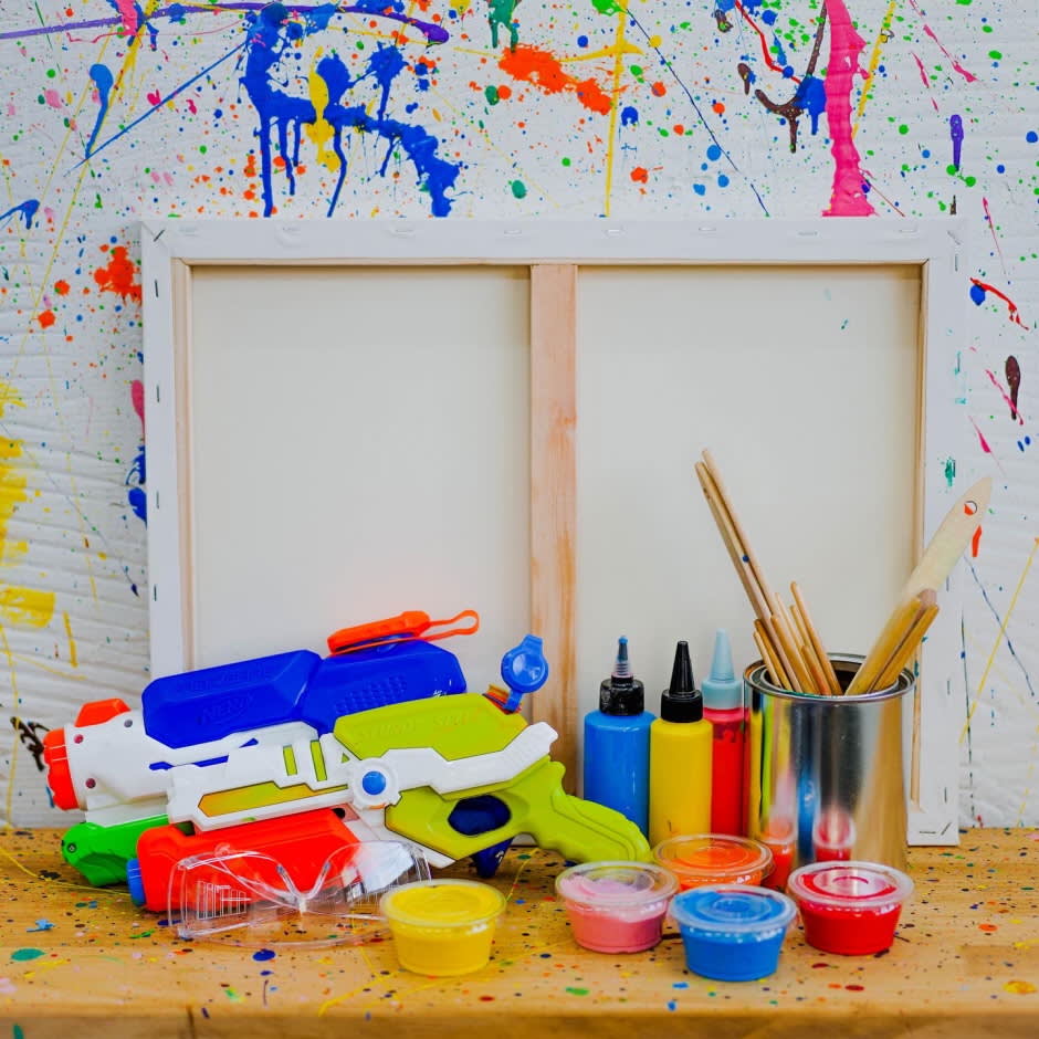 [首尔合井]涂满颜料的工作室体验动作彩绘