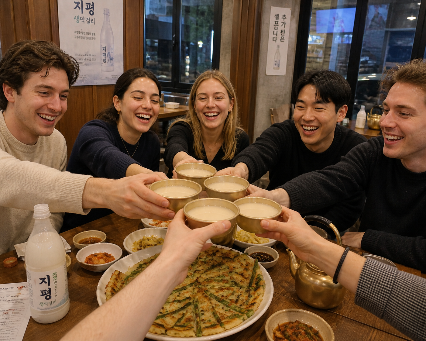 精進料理体験 & 韓国伝統酒ツアー