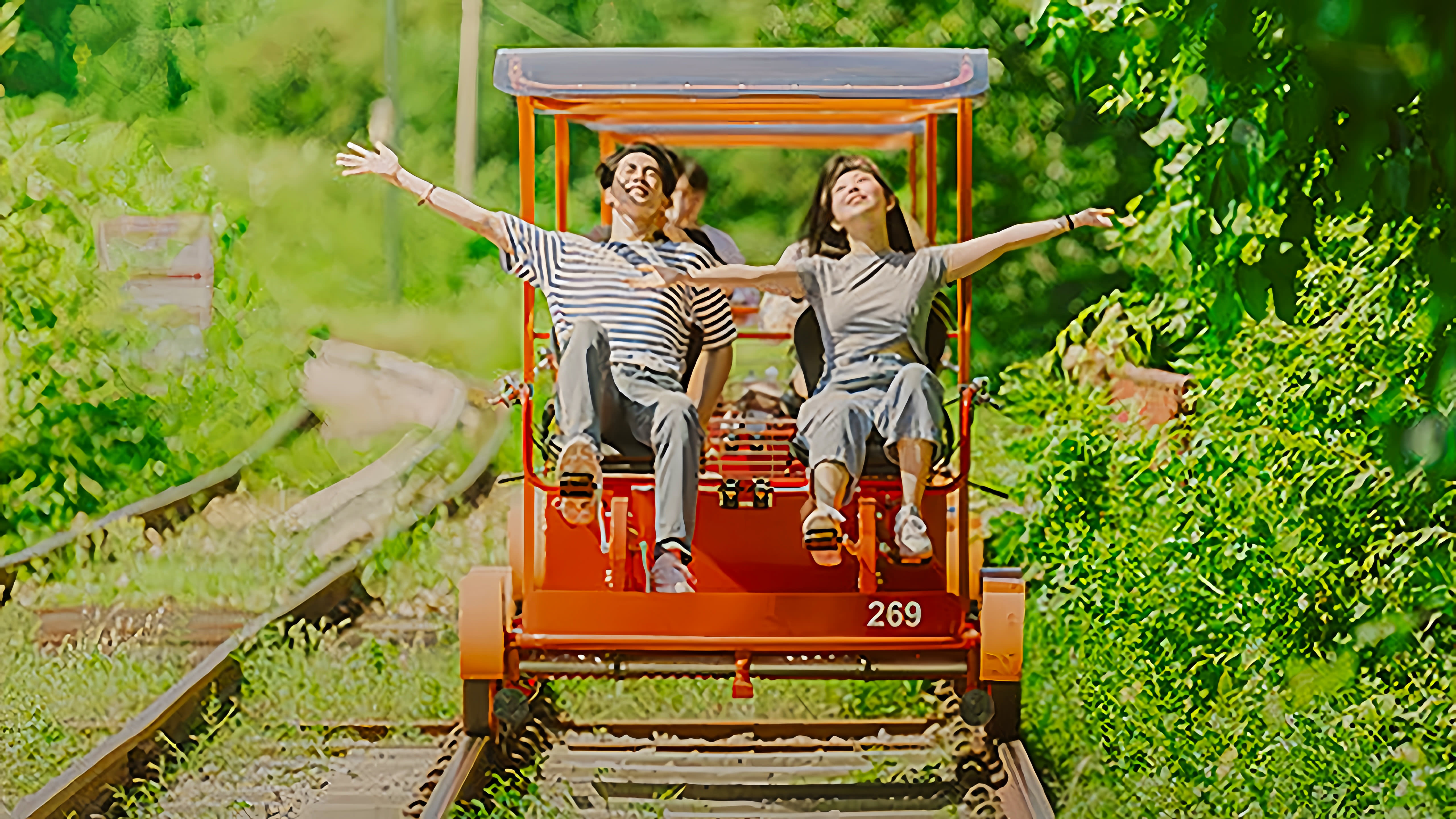 Gangchon Rail Bike + BBQ + Samaksan Cable Car Day Tour