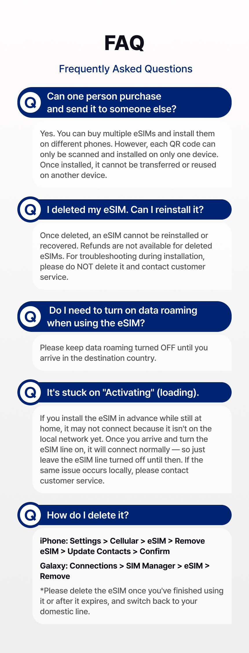 [eSIM] 5G Unlimited Data Dosirak eSIM (SKT/LGU+ official)