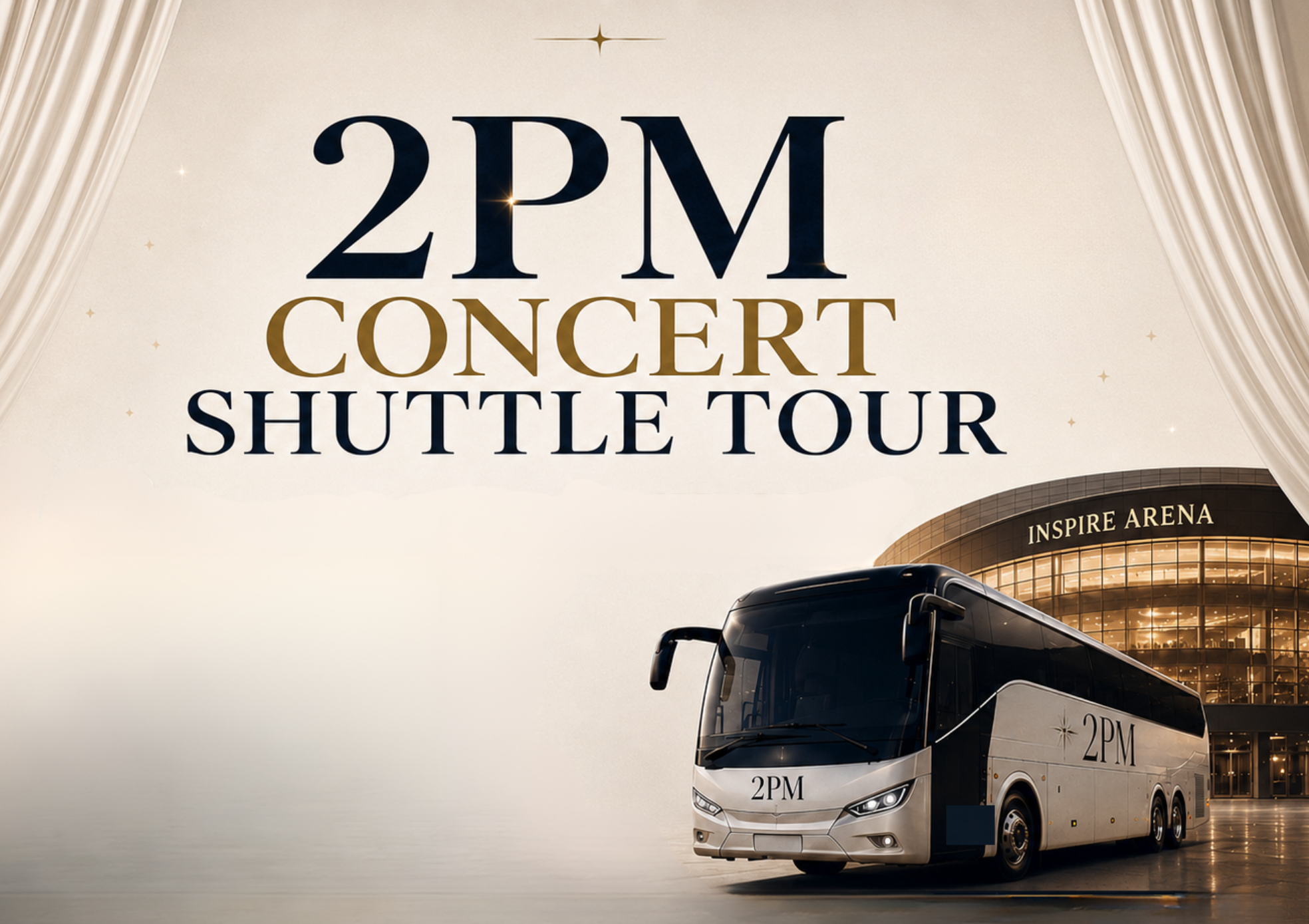 [2PM] 2026 2PM CONCERT "THE RETURN" in INCHEON : 仁川インスパイアアリーナ ソウル往復・片道 , 仁川空港行きシャトルバスツアー