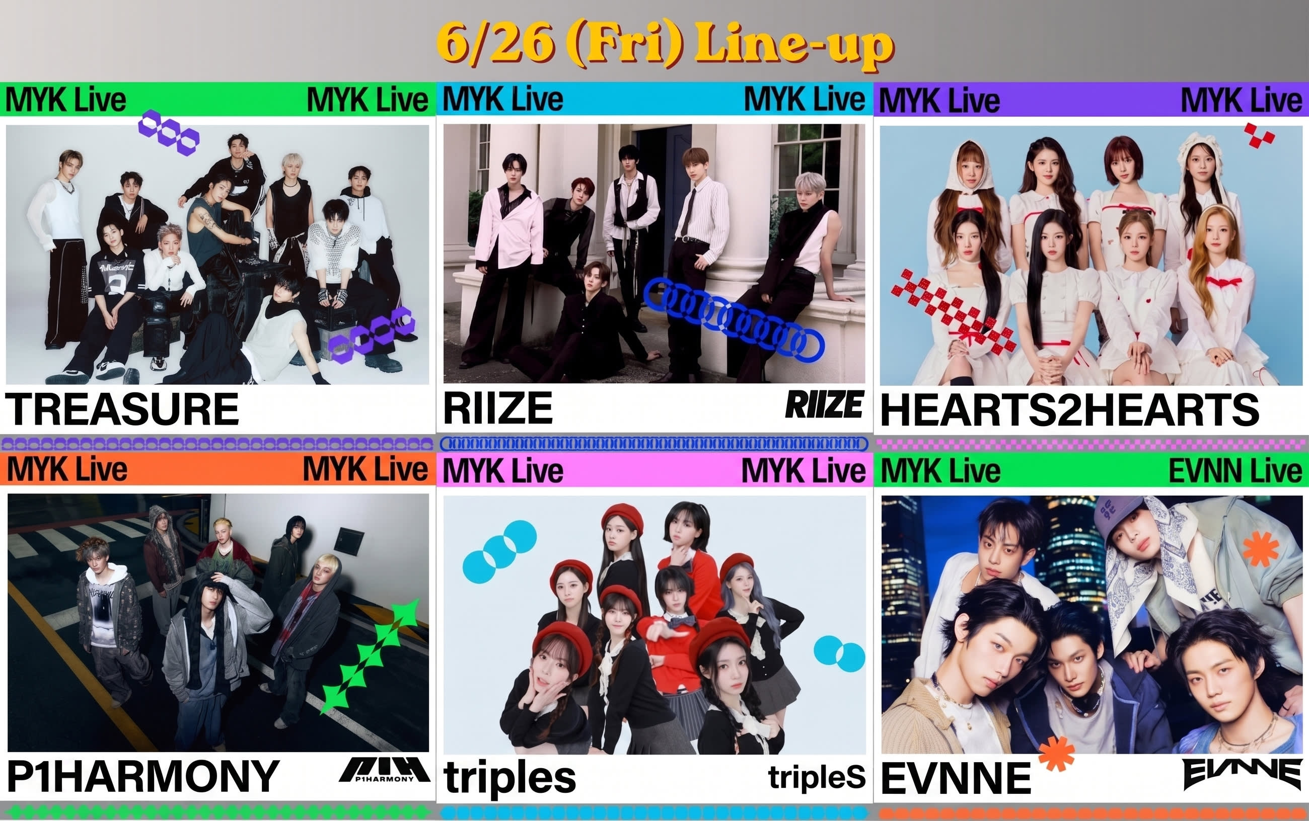 2026 MyK FESTA：K-POP演唱会门票 & K-Lifestyle一日游