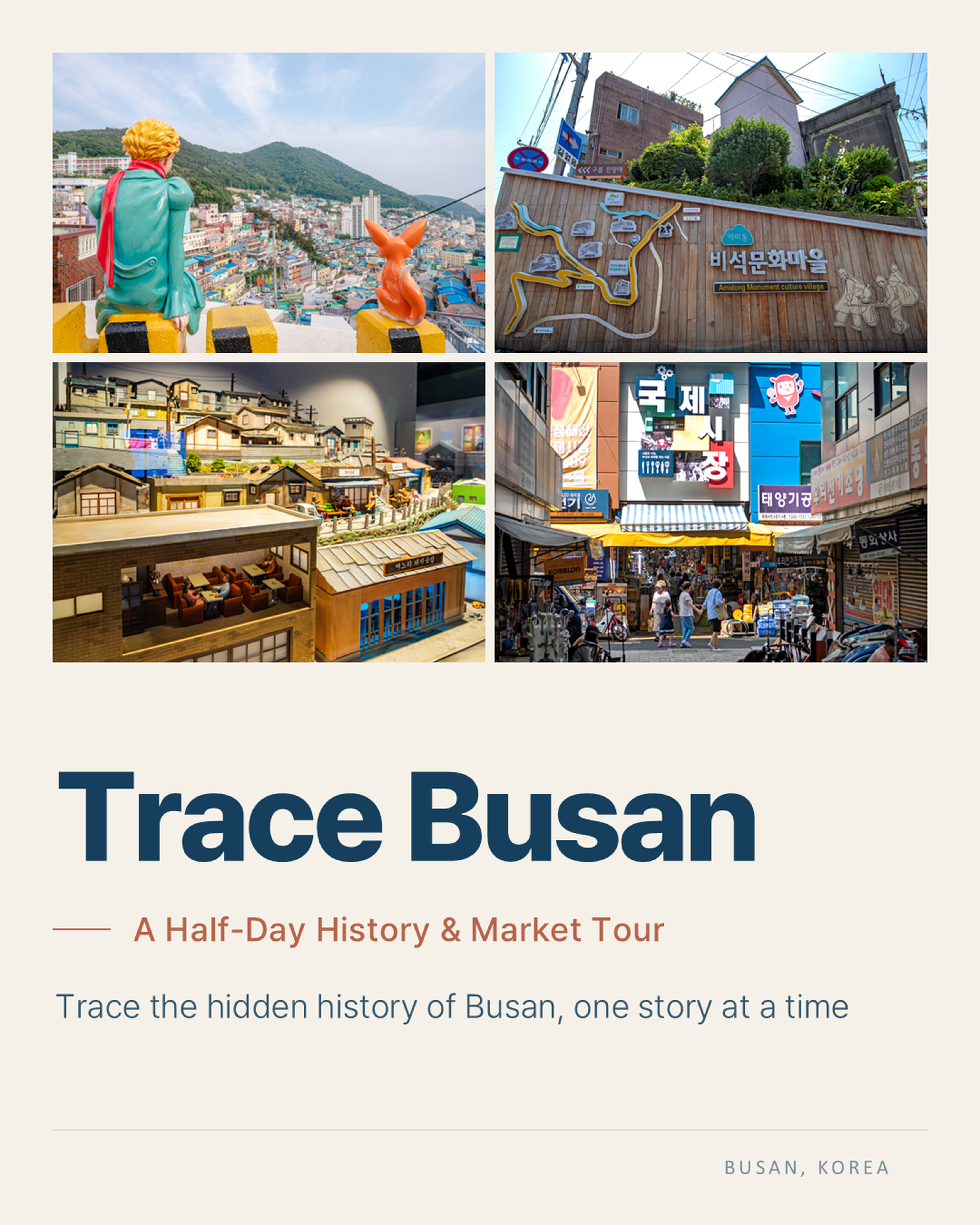 TRACE BUSAN | Hidden History & Local Market Half-Day Tour