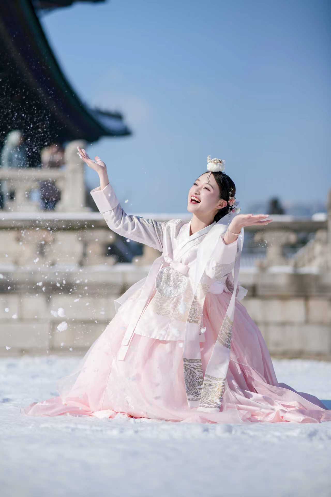 Hanbok-Inspired Korean Makeup + Personal Color Analysis Before Makeup