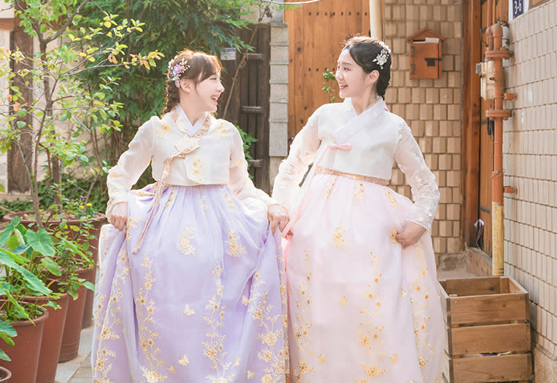 [首尔] 韩服男北村韩屋村店韩服租借