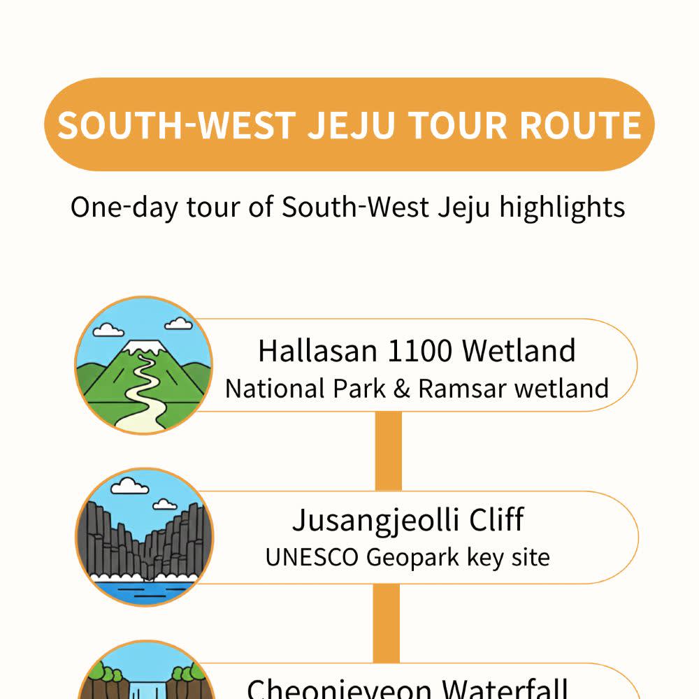 [JEJU] South-West Jeju Bus Tour (Hallasan & Signature Highlights)