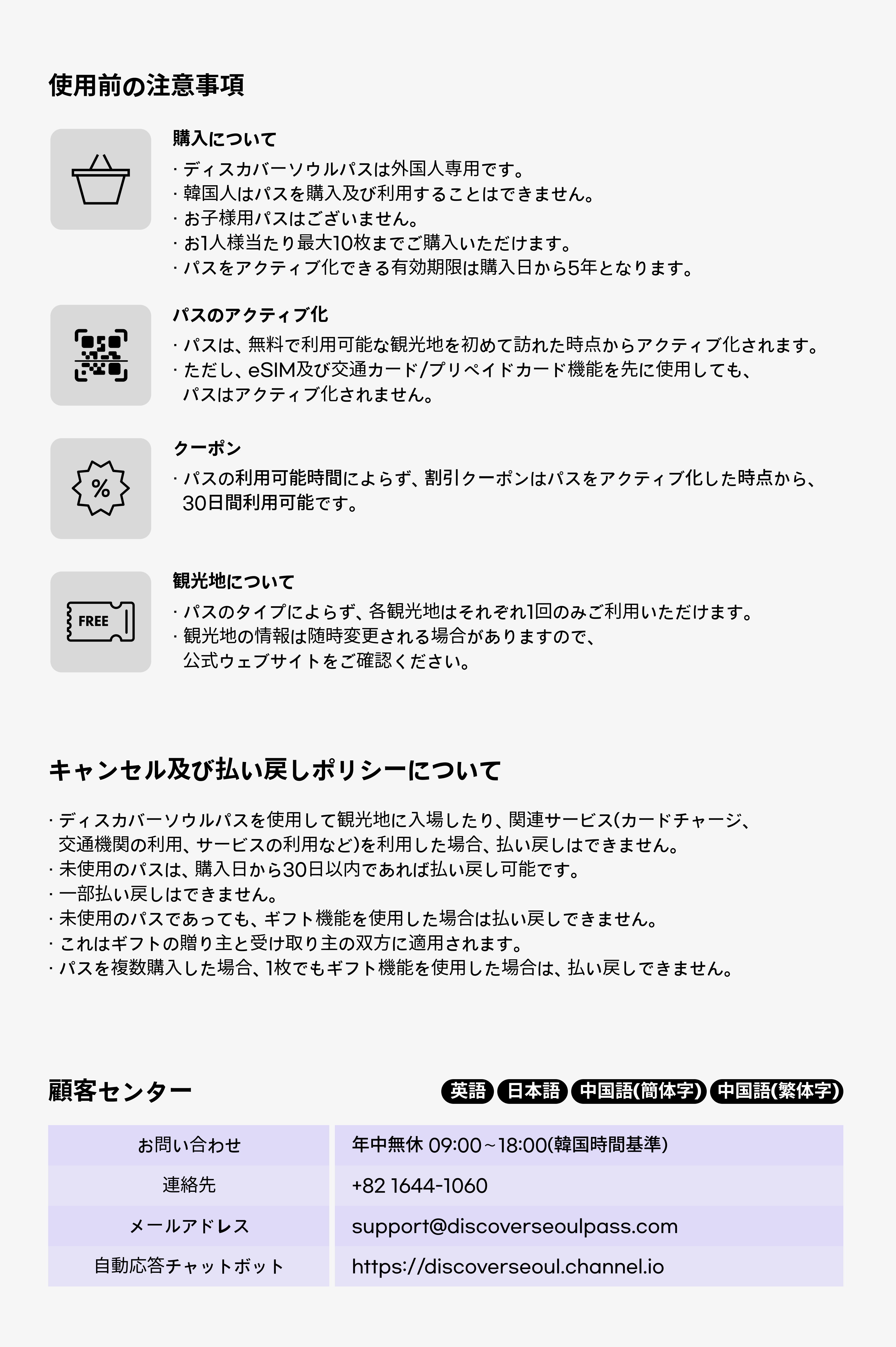 【モバイル版】DISCOVER SEOUL PASS＋5日間 eSIM