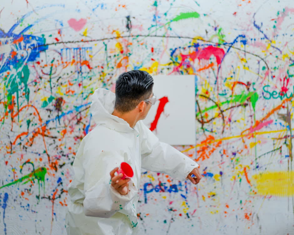 [首尔圣水]涂满颜料的工作室体验动作彩绘