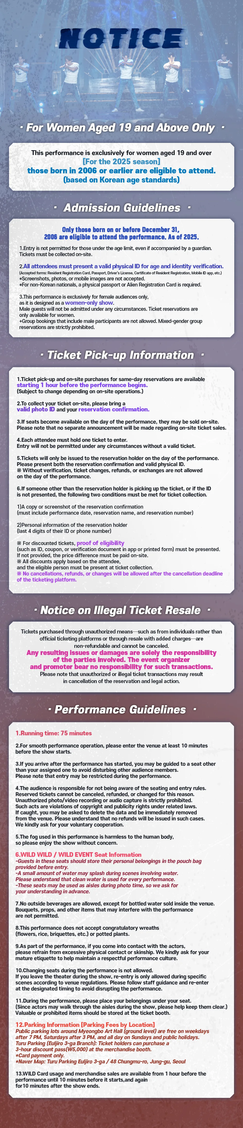 [WILD WILD] Musical 1+1 Promotion Ticket