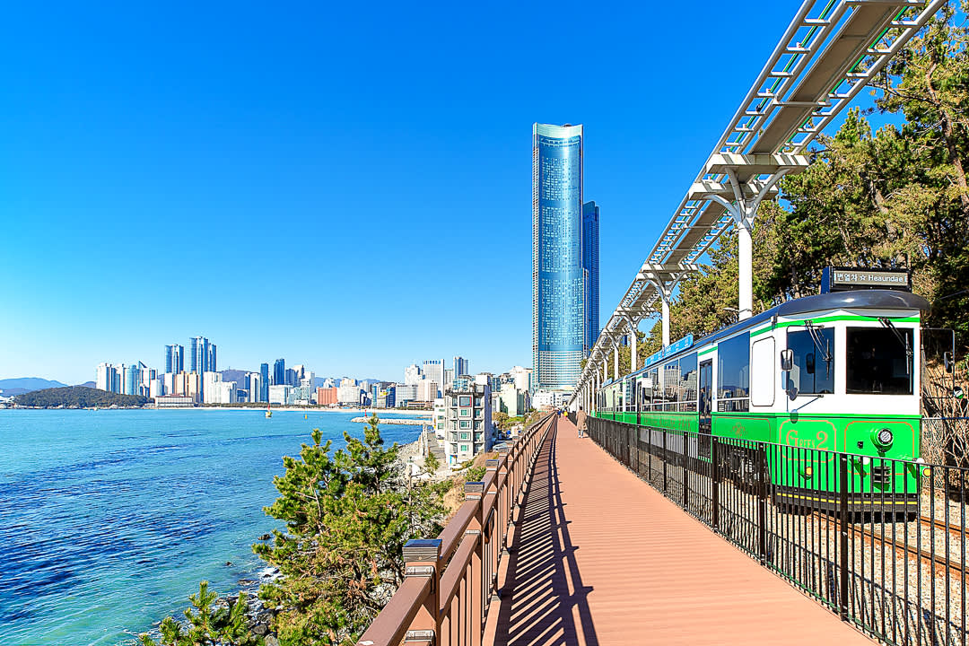 [Busan] Beach Train + Gamcheon Village + Haedong Yonggungsa + Oryukdo Skywalk Private Tour
