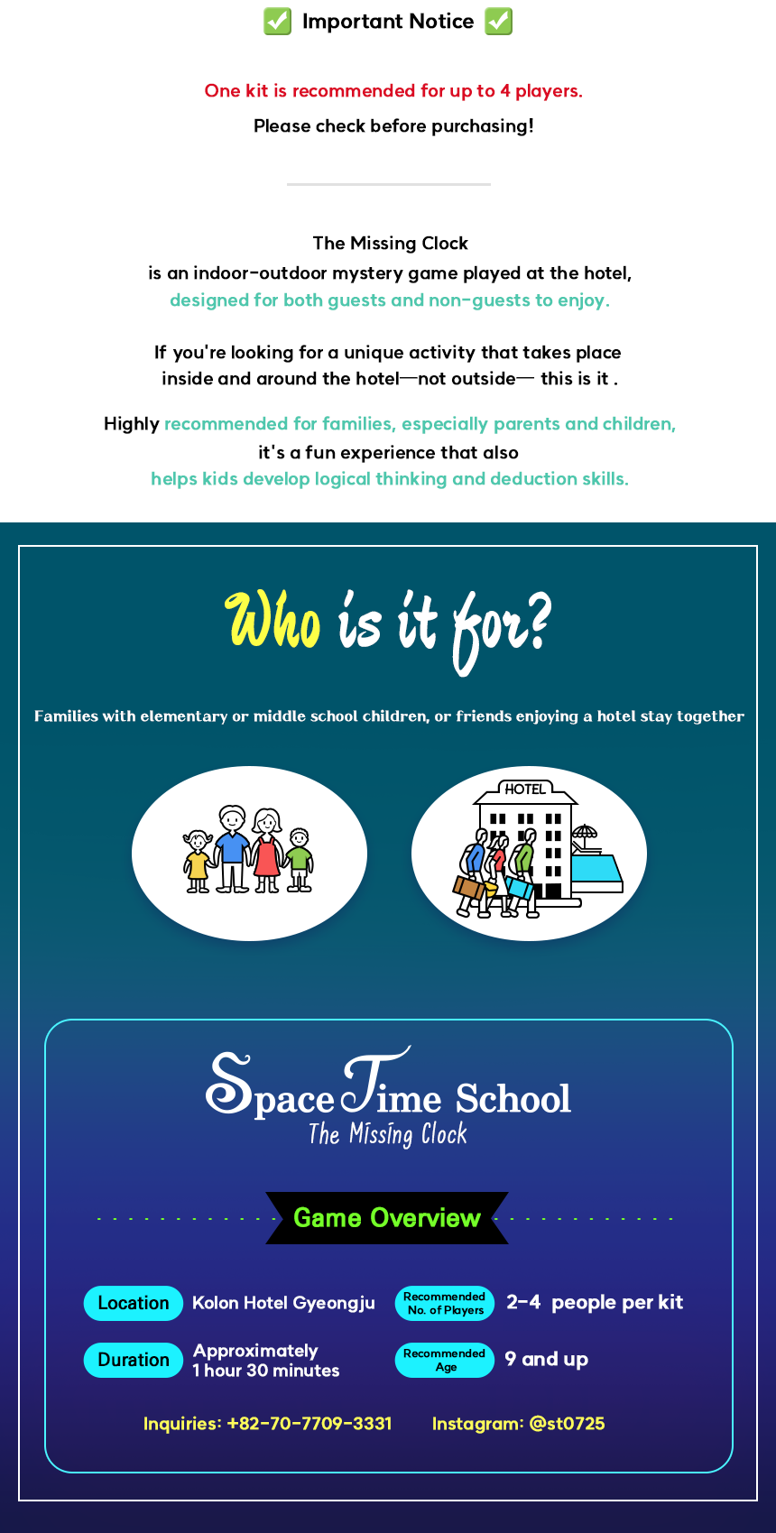[Gyeongju] SPACE TIME SCHOOL: THE MISSING CLOCK Cultural Mission in Gyeongju