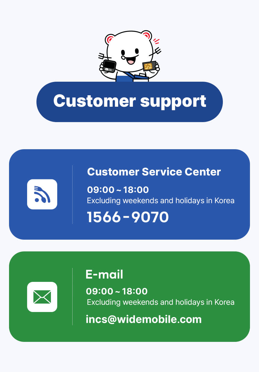 [Airport Pick Up] Korea data unlimited Dosirak USIM (KT/SKT official)