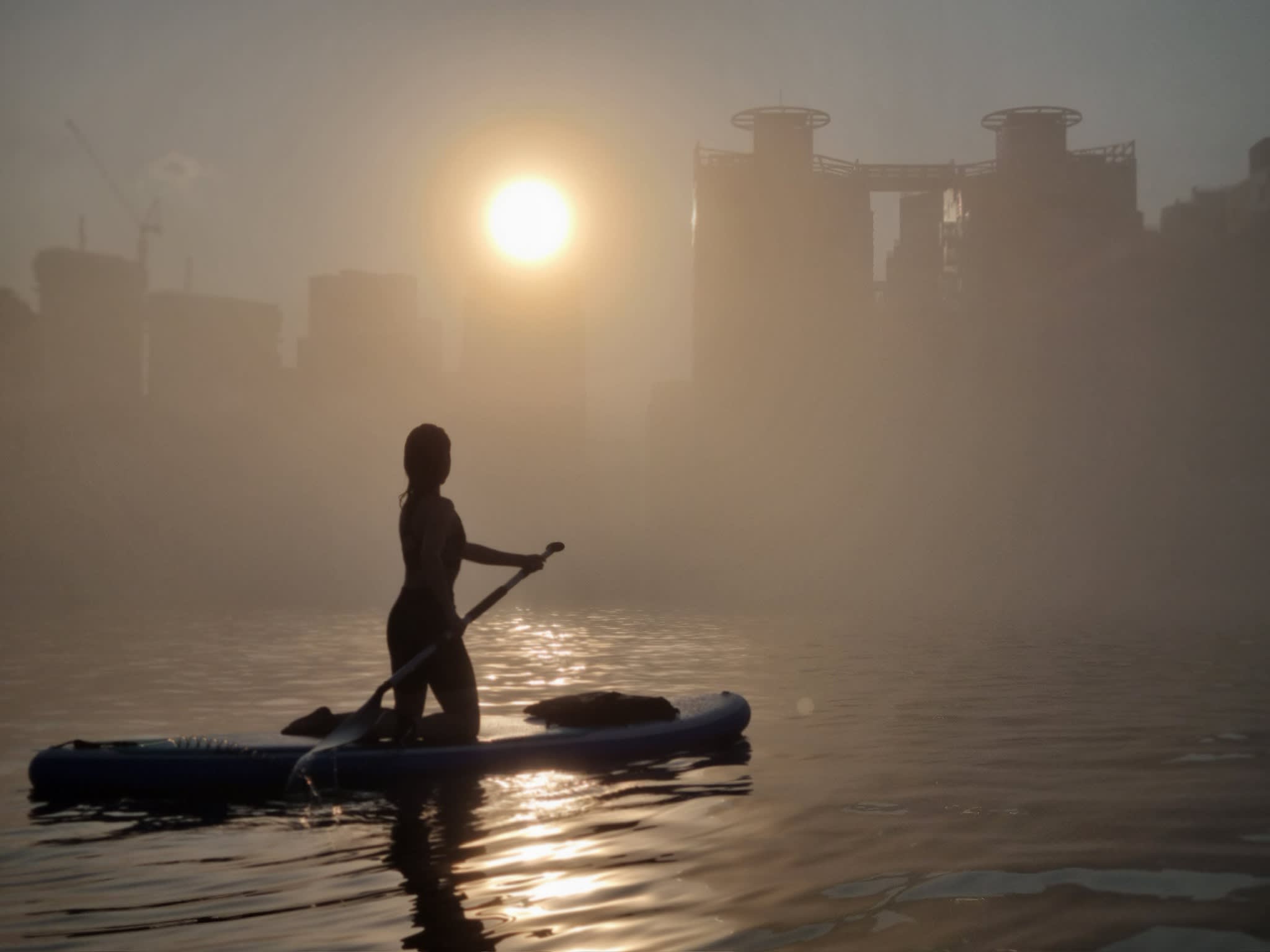 [釜山]Crazy Surfers 广安里日落SUP（立桨冲浪）体验