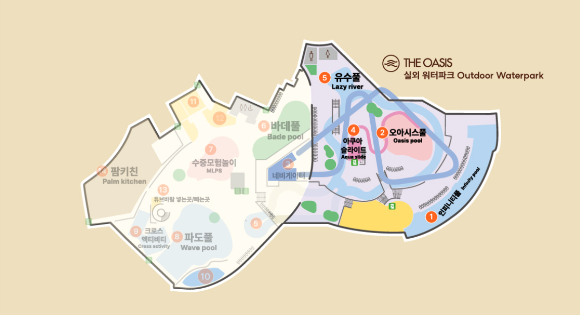 [Busan] CLUBD OASIS Spa & WaterPark Combo Pass