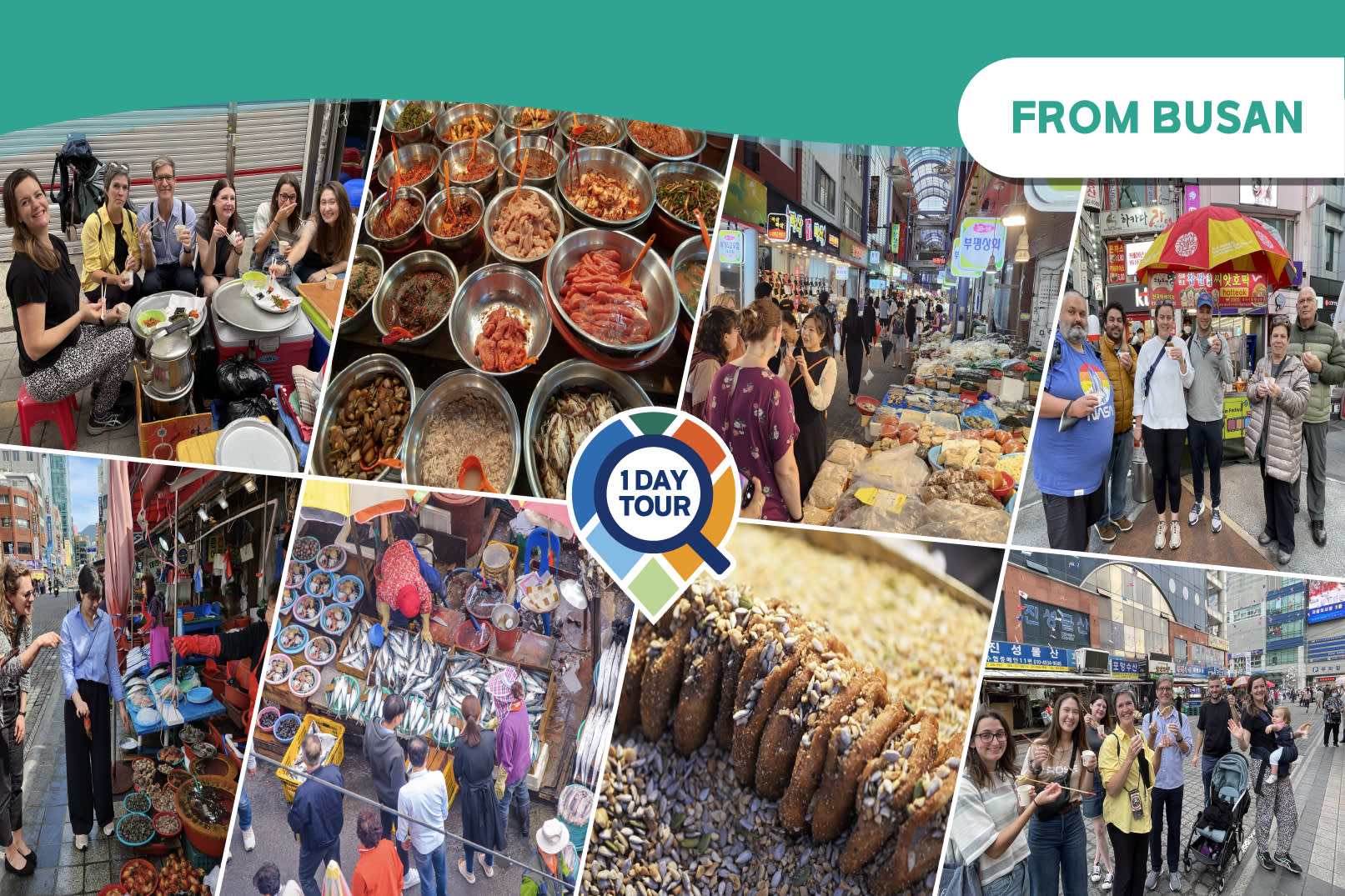 Busan Jagalchi Market Walking Food Tour with Chef