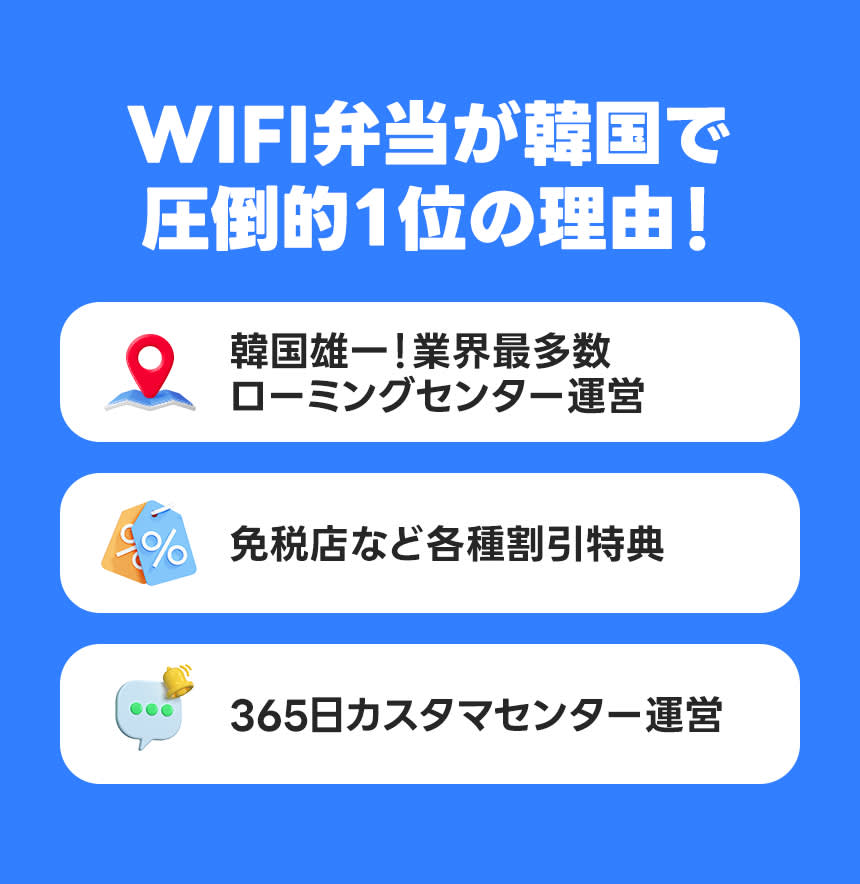 [韓国空港受領] 無制限データポケットWi-Fi、WIFI弁当4G LTE海外ローミング