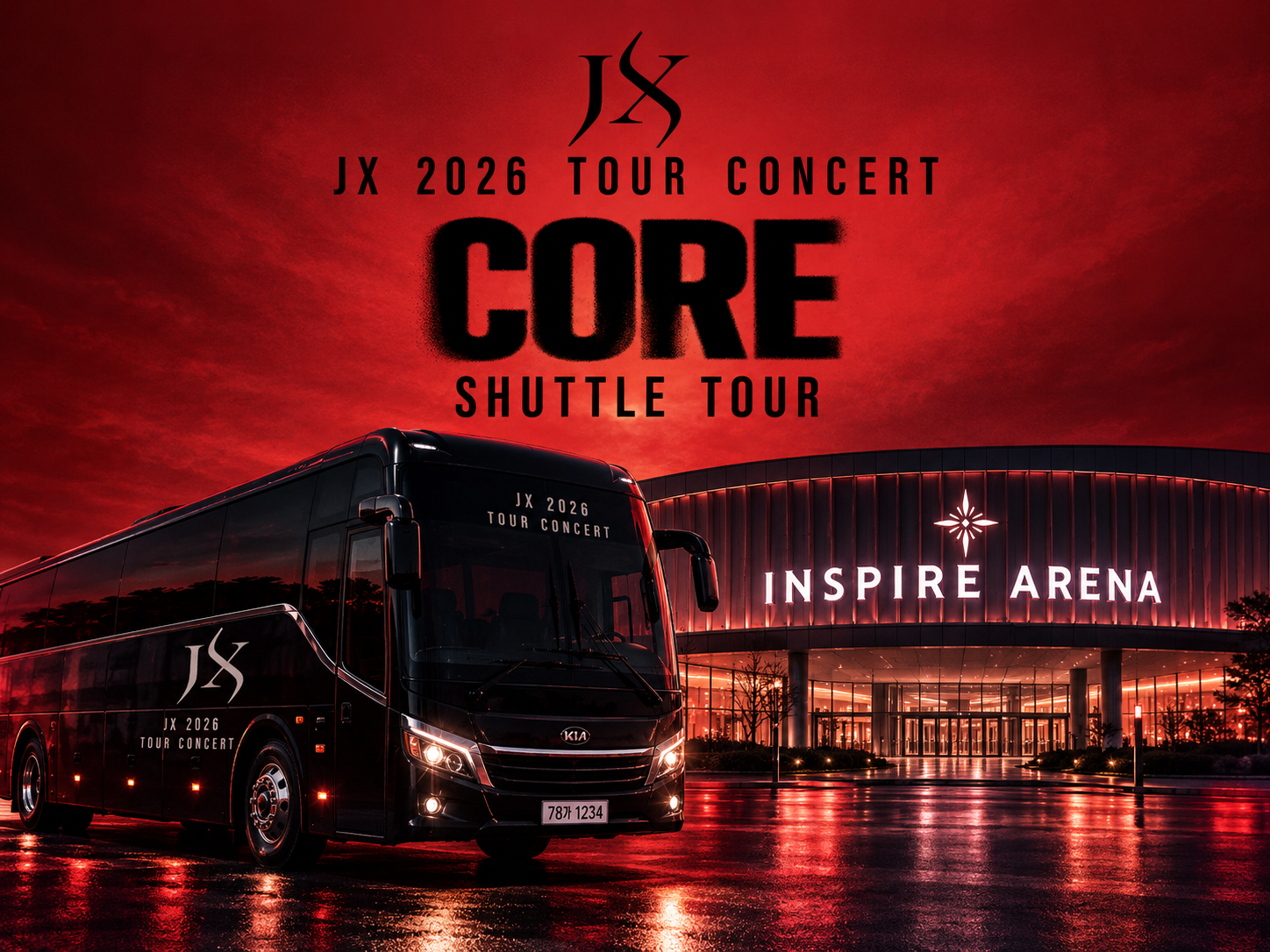 [JX] 2026 TOUR CONCERT 〈CORE〉 in INCHEON | Inspire Arena KPOP Shuttle Tour : Seoul ⇄ Venue / One-Way , Incheon Airport Drop-off
