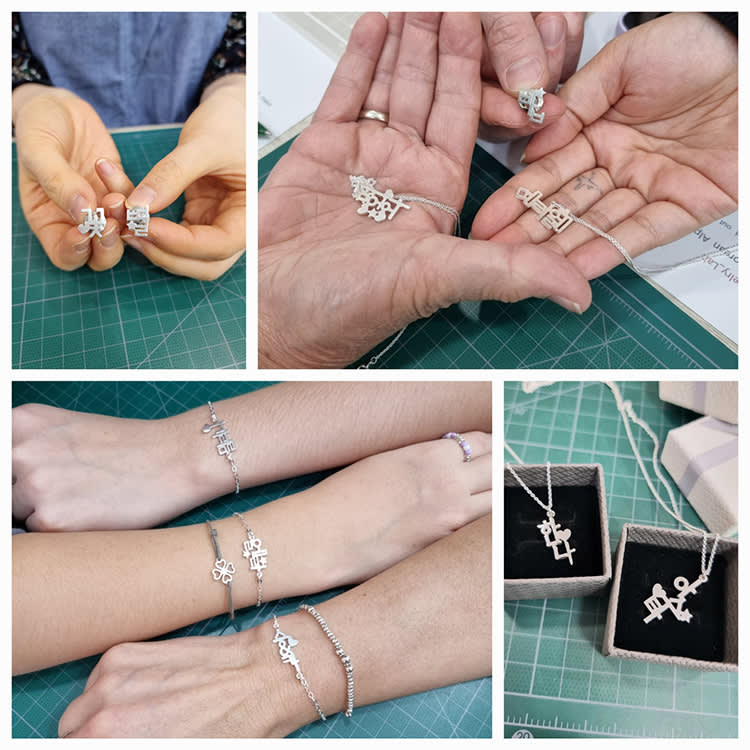 [Seoul Euljiro] Korean Alphabet Silver Jewelry Making Workshop
