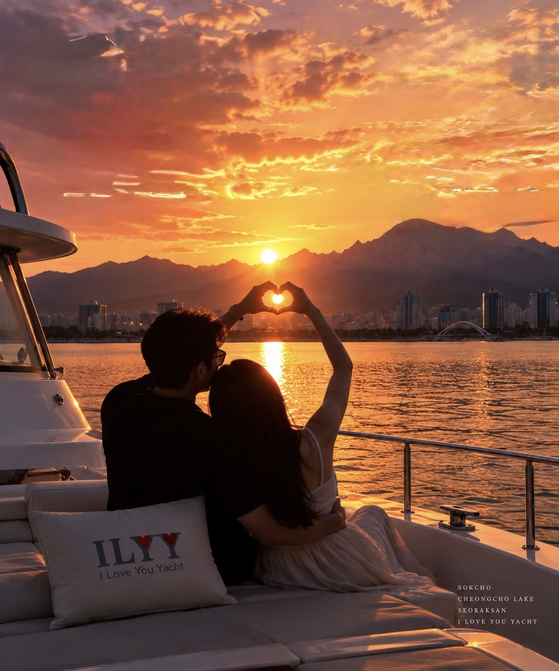 [Gangwon Sokcho] Romantic Public/Private Yacht Tour(I Love U Yacht)