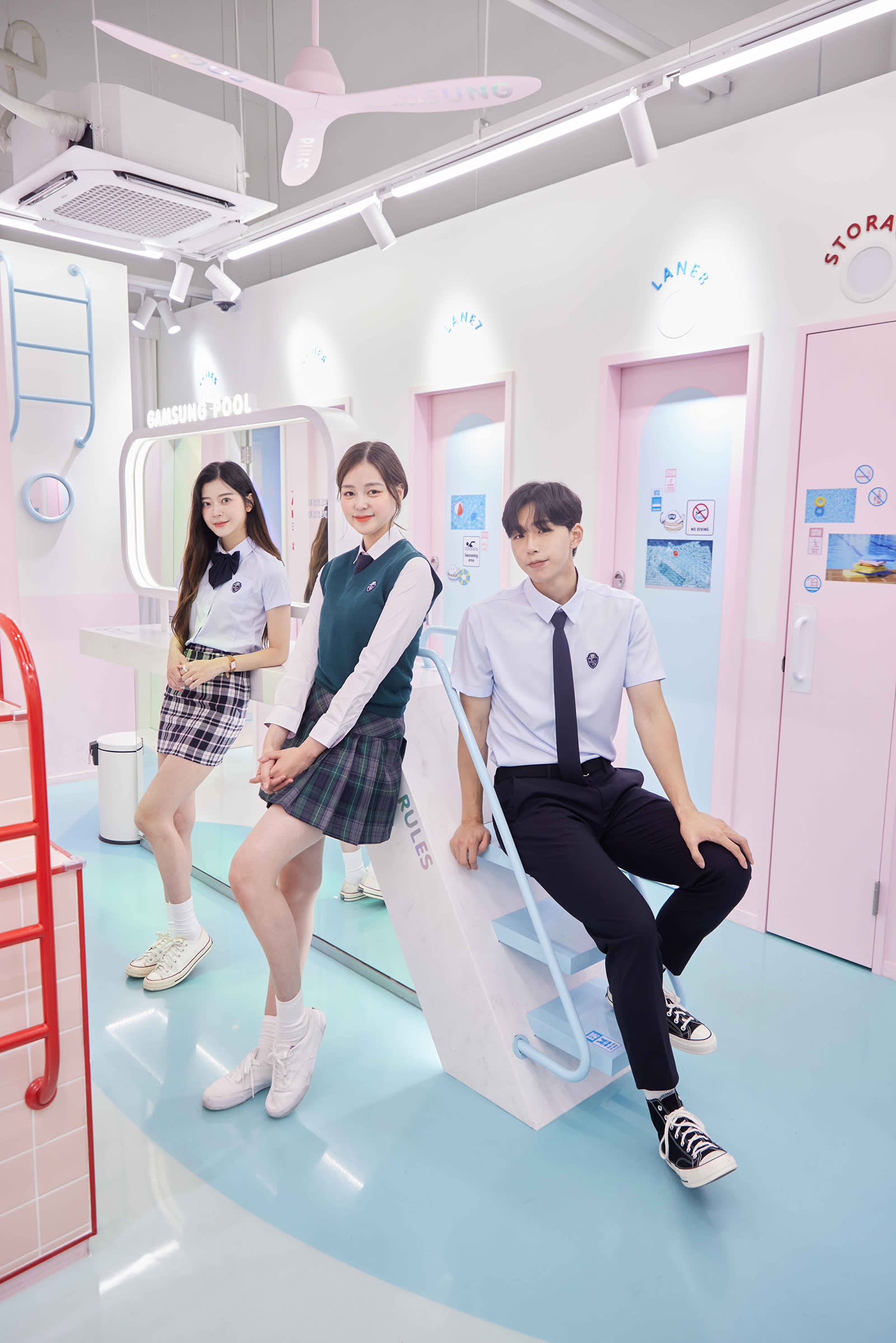 [Busan] GAMSUNG School Uniform rental (Lotte World Busan branch)