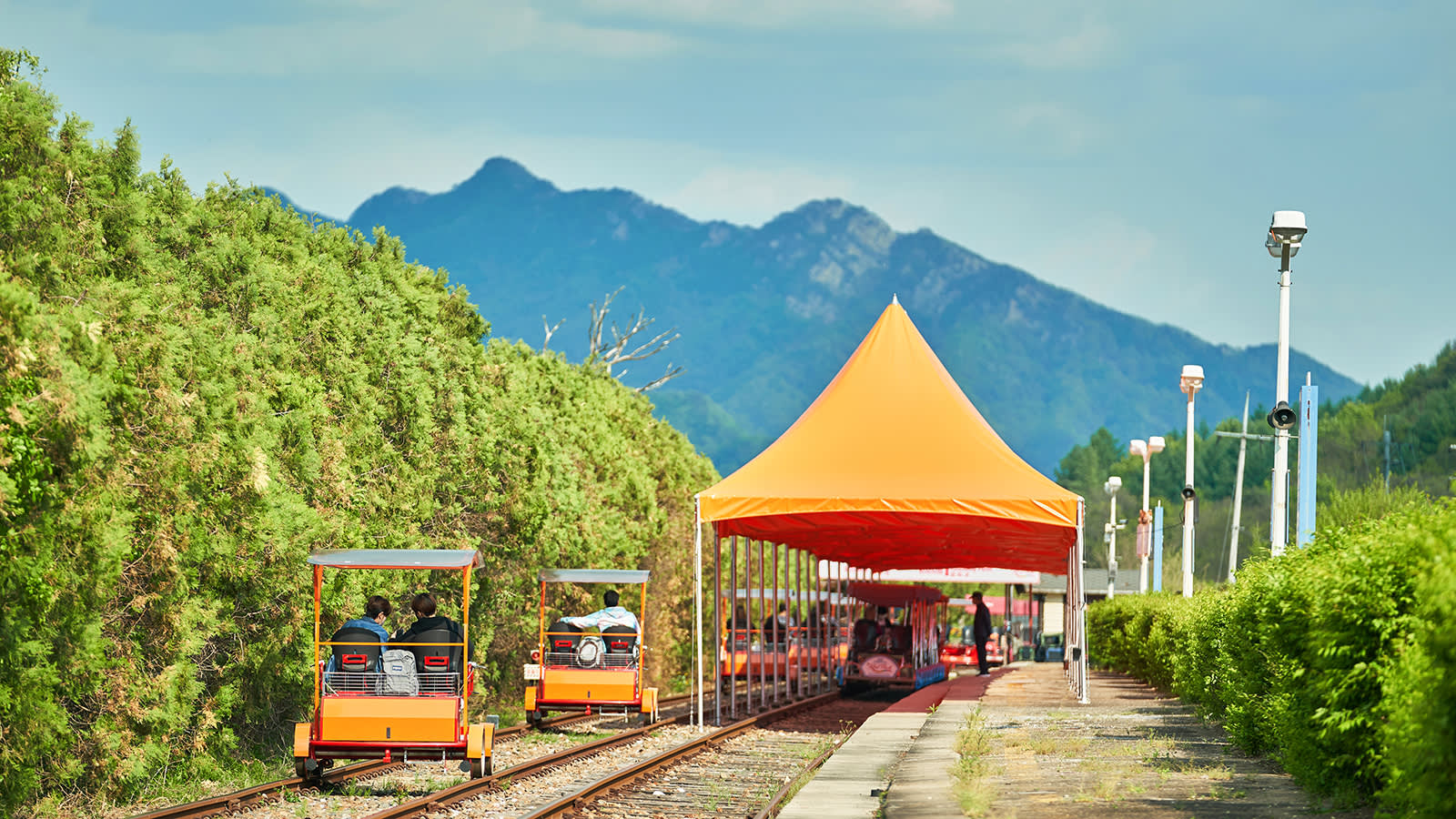 江村レールバイク 乗車チケット（加平駅）