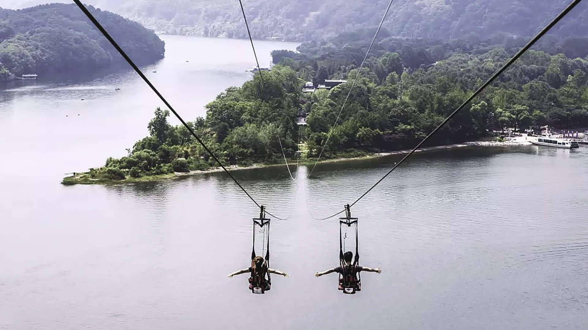 南怡岛 + 江村铁道自行车 + 羊驼世界私人游