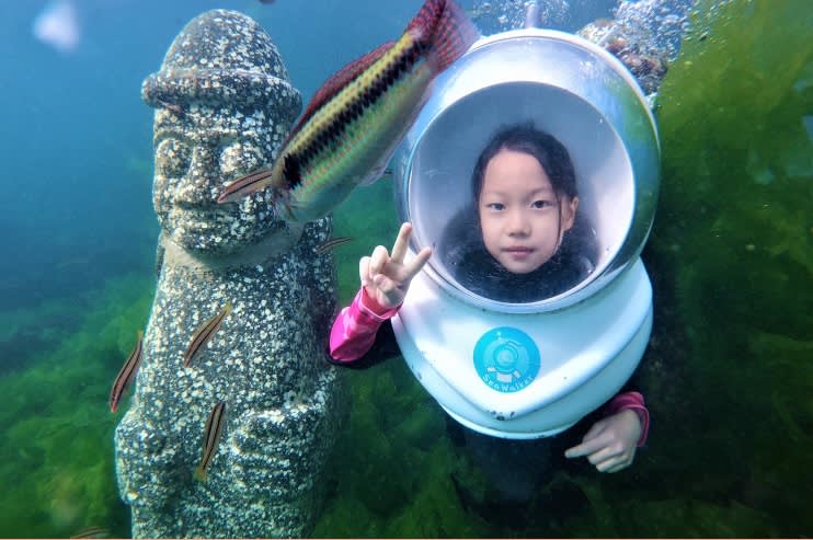 [Jeju] A unique experience of enjoying the sea, Sea Walker