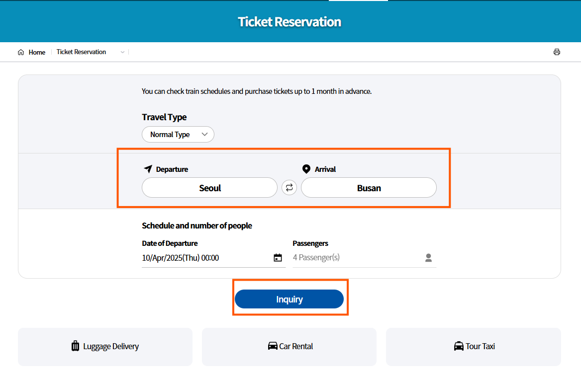 Korea KORAIL Pass Individual - KTX Unlimited Boarding Pass