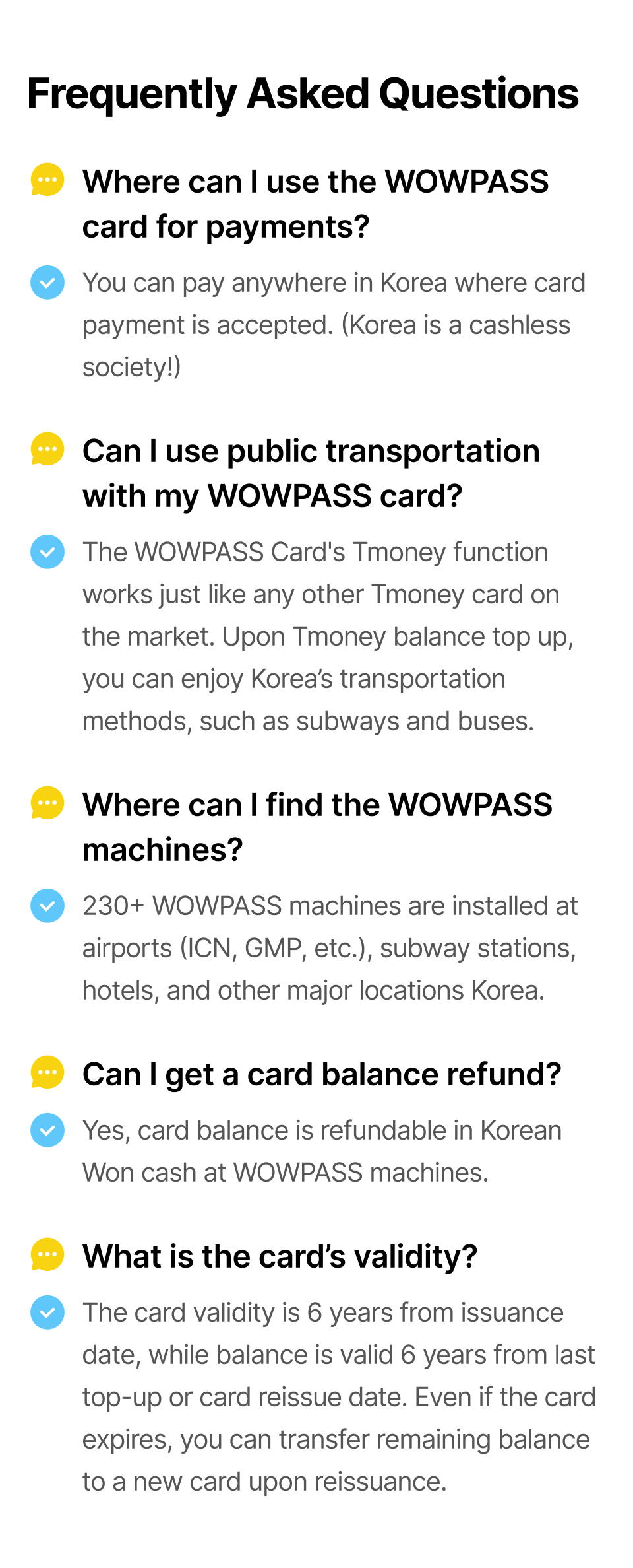 WOWPASS: Prepaid Card for Cashless Payment in Korea